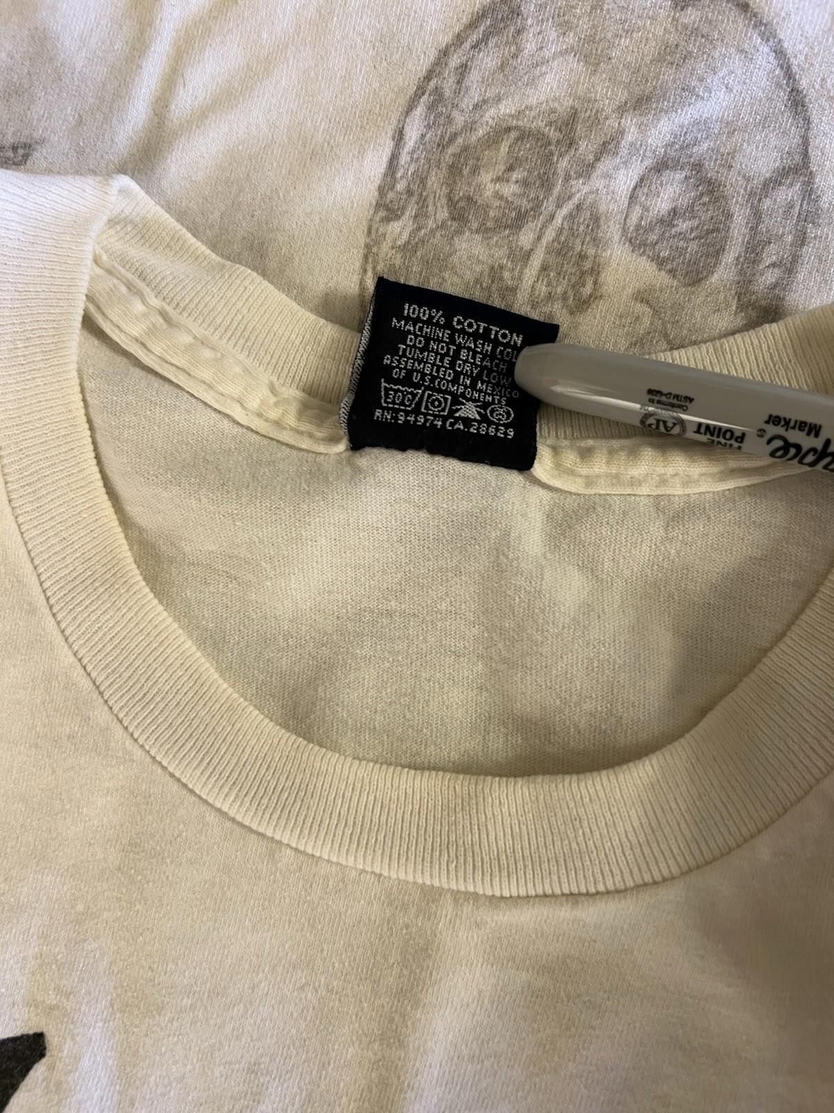 Stussy Vintage Stussy x Slick World Tour Tee Shirt CUSTOMADE Size US XL / EU 56 / 4 - 10 Thumbnail