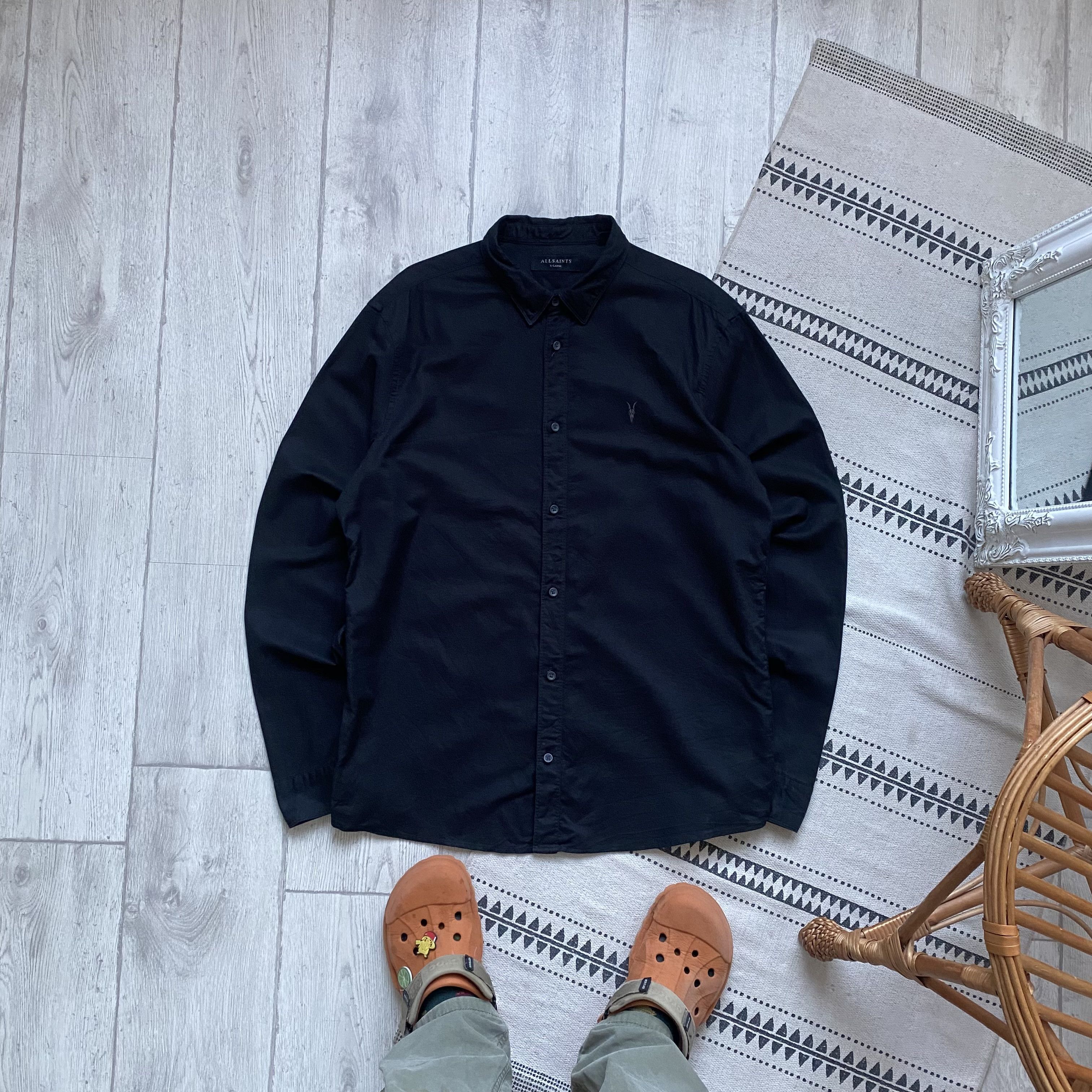 Allsaints 🖤 Designer Allsaint Classic shirt oxford Size US L / EU 52-54 / 3 - 1 Thumbnail