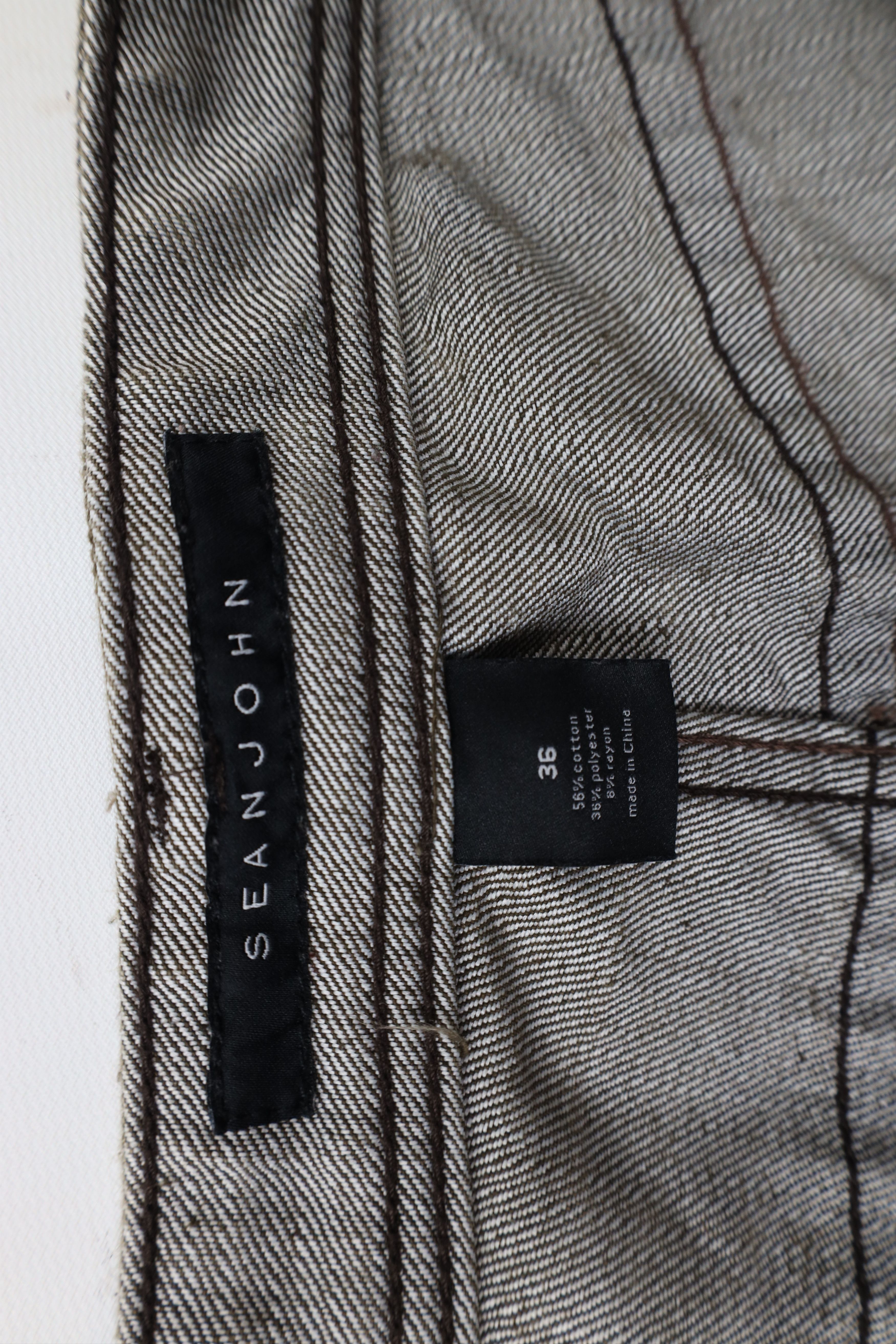 Sean John × Vintage Vintage 90s Y2K Sean John Fit Wide Leg Denim Jeans Brown Size US 36 / EU 52 - 9 Thumbnail