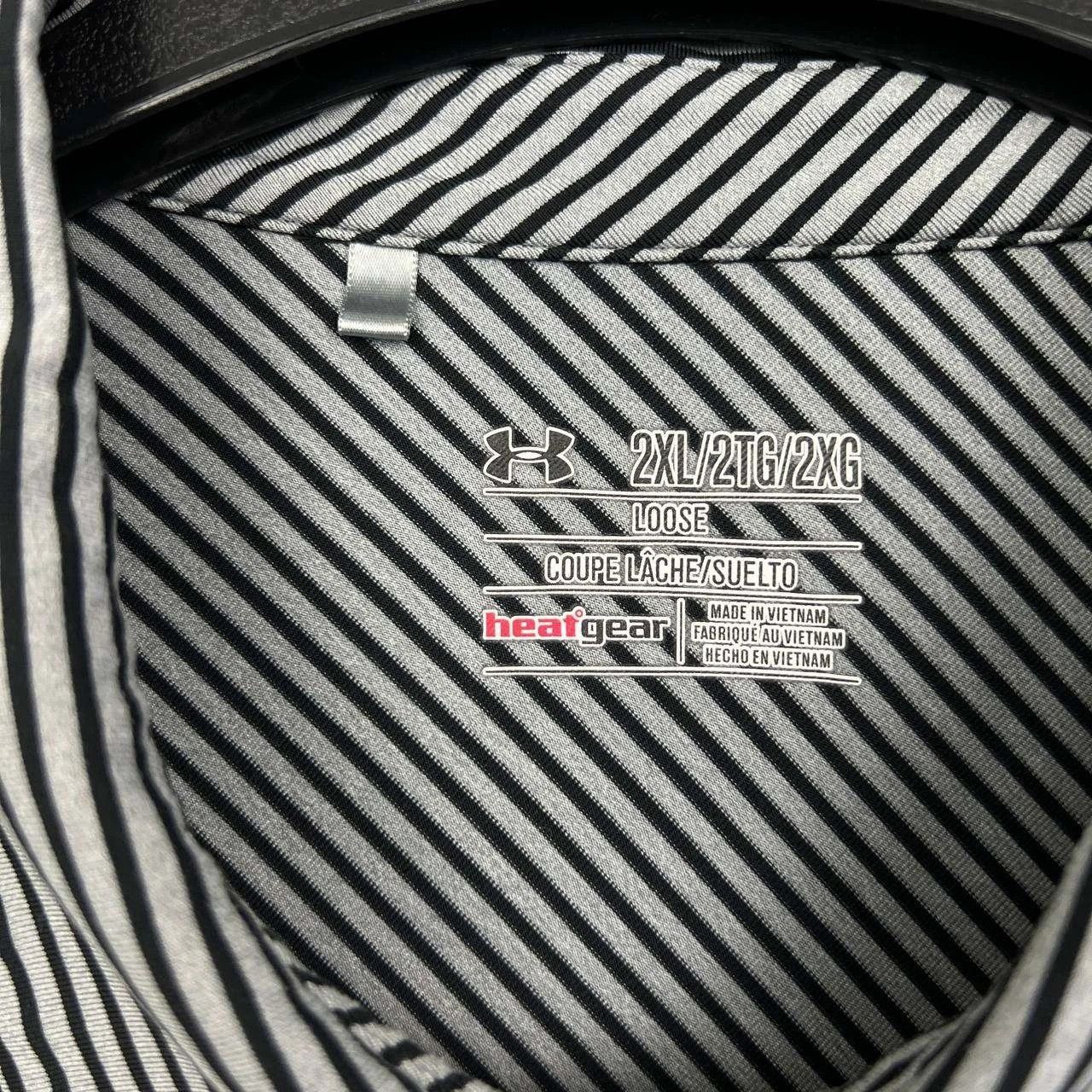 Under Armour Under Armour Golf Polo Shirt Men Black Striped Collared 2XL Size US XXL / EU 58 / 5 - 5 Thumbnail