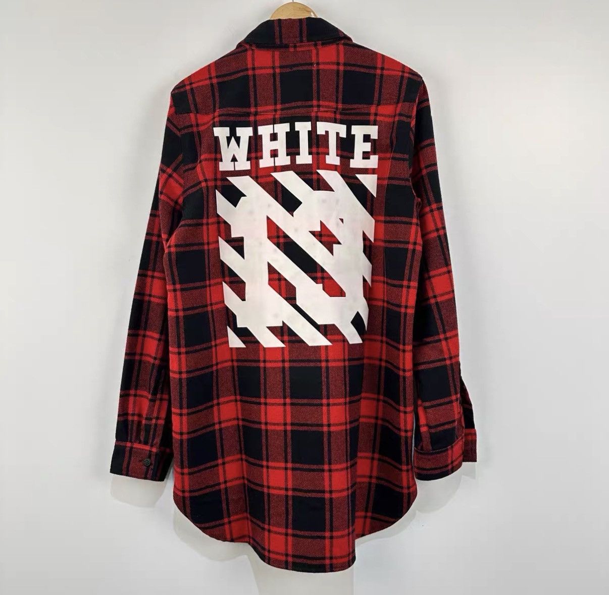Off-White Off-White Vintage No.13 Wool Red Check Jacket J42 Size US S / EU 44-46 / 1 - 2 Thumbnail