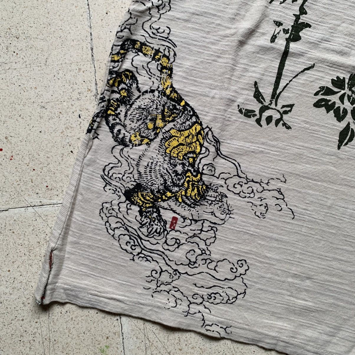 Karakuri Tamashii Vtg 2000's first parking tiger print sukajan souvenir Size US L / EU 52-54 / 3 - 2 Thumbnail