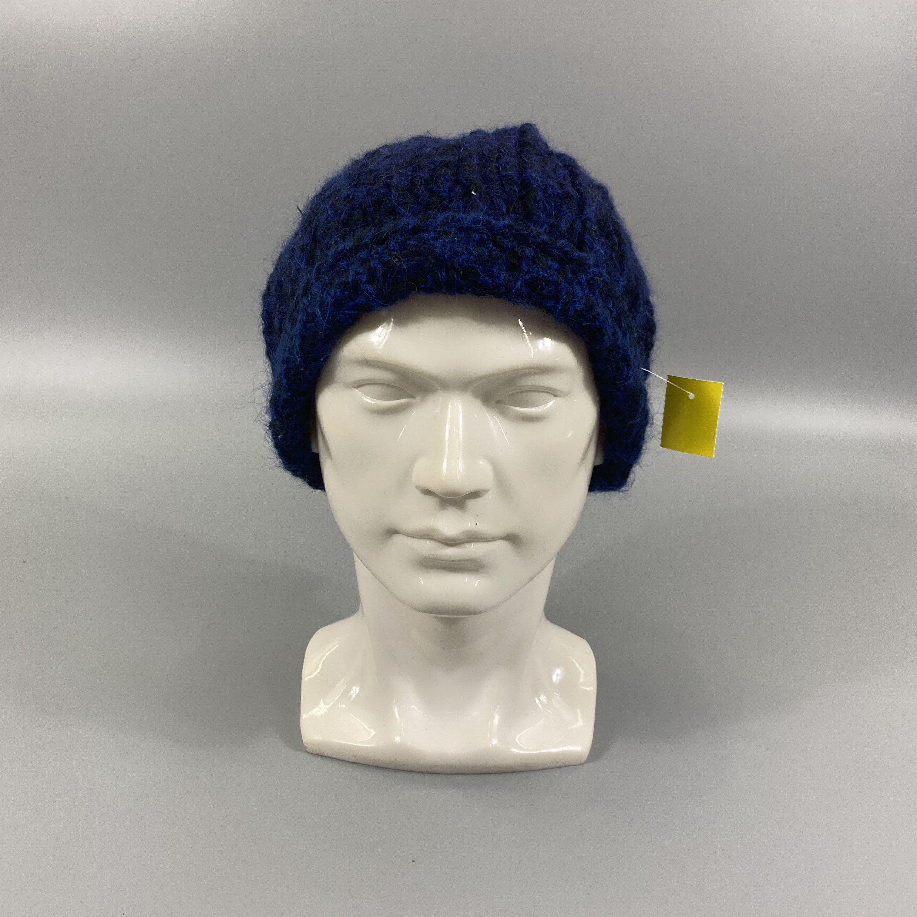 Japanese Brand Deep Indigo Beanie Knit Hat -BN752 Size ONE SIZE - 2 Thumbnail