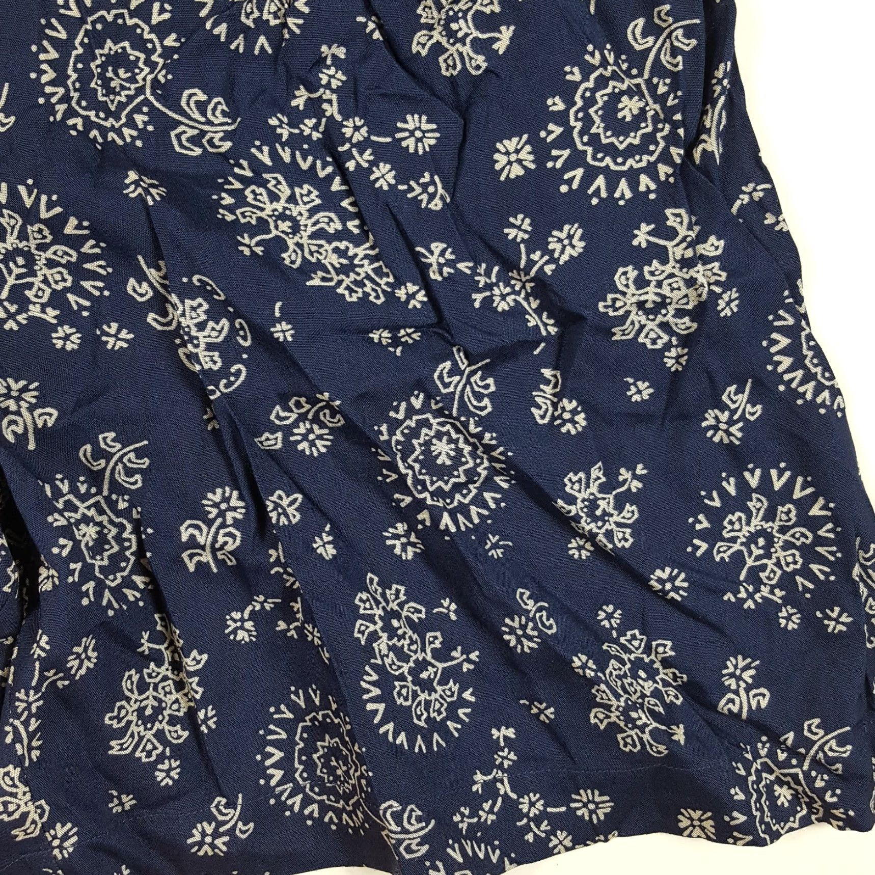 Vintage VINTAGE Woolrich Navy Outdoor High Waist Women's Shorts 12 Poplin Rayon Button Pleated 90s Retro Golf Tennis Mens/Womens Size 26" / US 2 / IT 38 - 4 Thumbnail