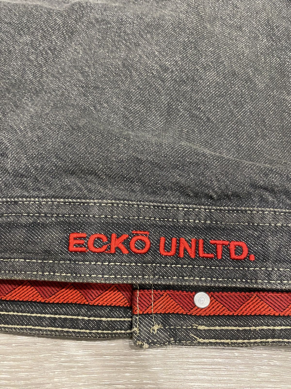 Ecko Unltd. Ecko Unltd Complex Sleeve Denim Jacket Baggy Y2K Size US L / EU 52-54 / 3 - 7 Thumbnail