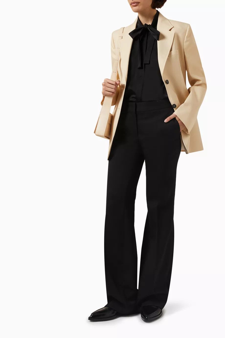 Jil Sander o1y0925 Blazer in Beige Size S / US 4 / IT 40 - 4 Thumbnail