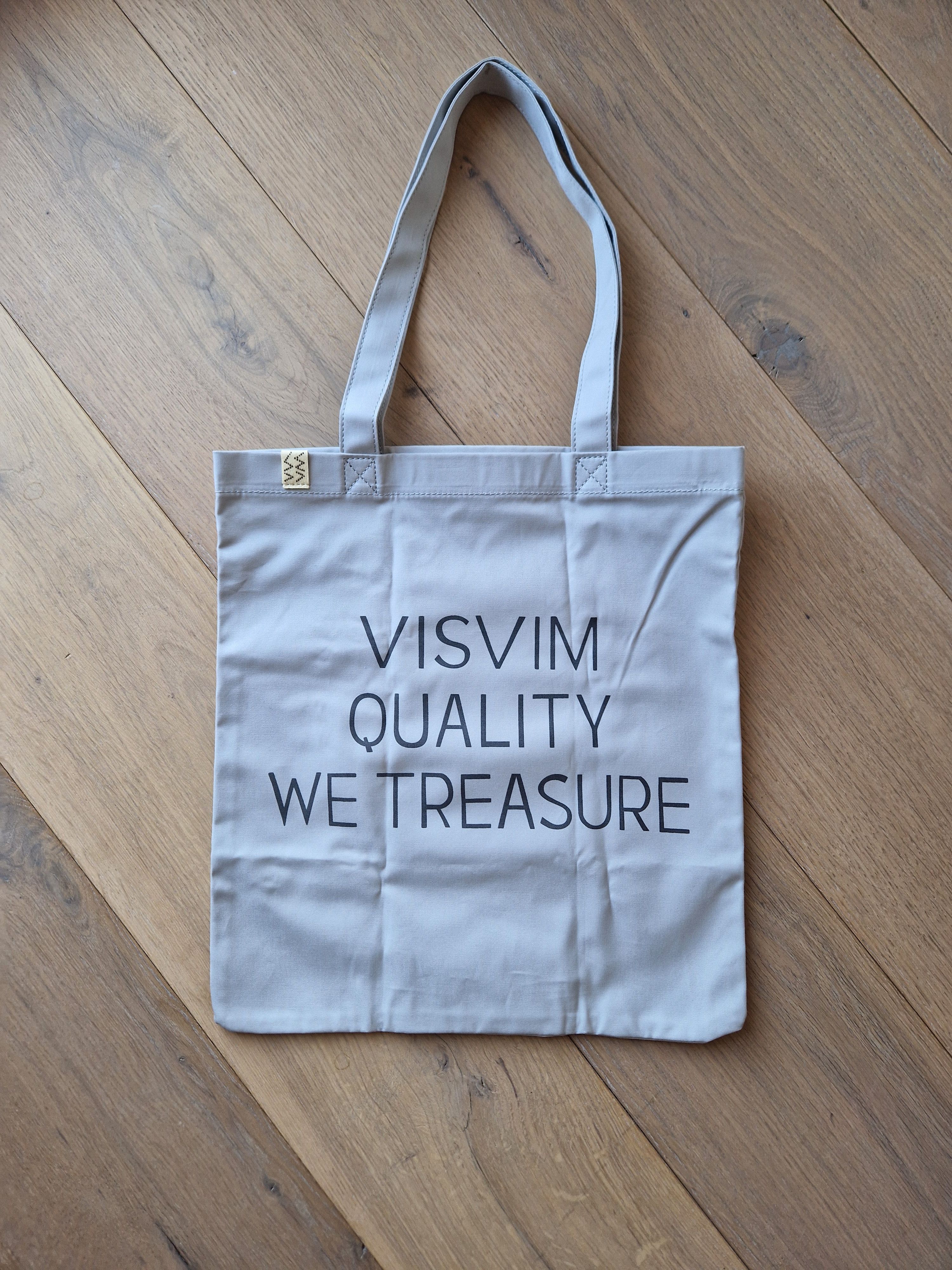 Visvim Quality We Treasure Tote Bag in White, Men's
