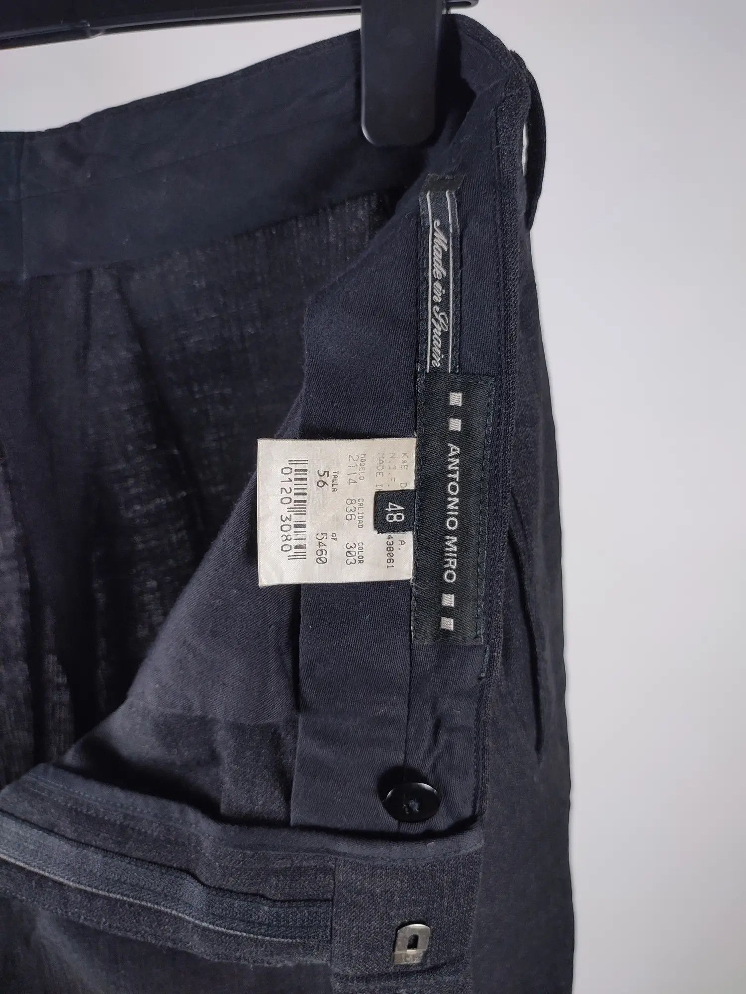 ANTONIO MIRO 90s Antonio Miro Fashion Runway Casual Trousers Wool Pants Size US 34 / EU 50 - 13 Thumbnail