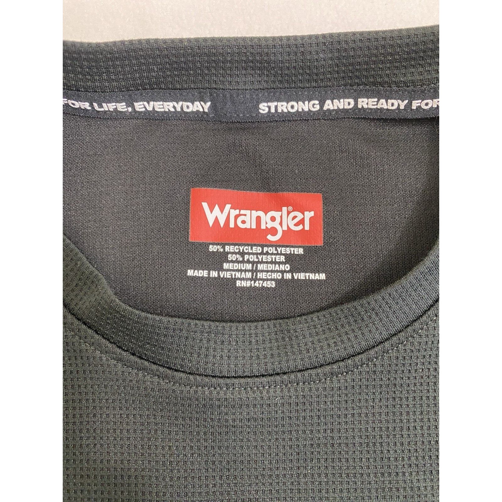Wrangler Wrangler Thermal Long Sleeve Top Men's Medium Black Size US M / EU 48-50 / 2 - 3 Thumbnail