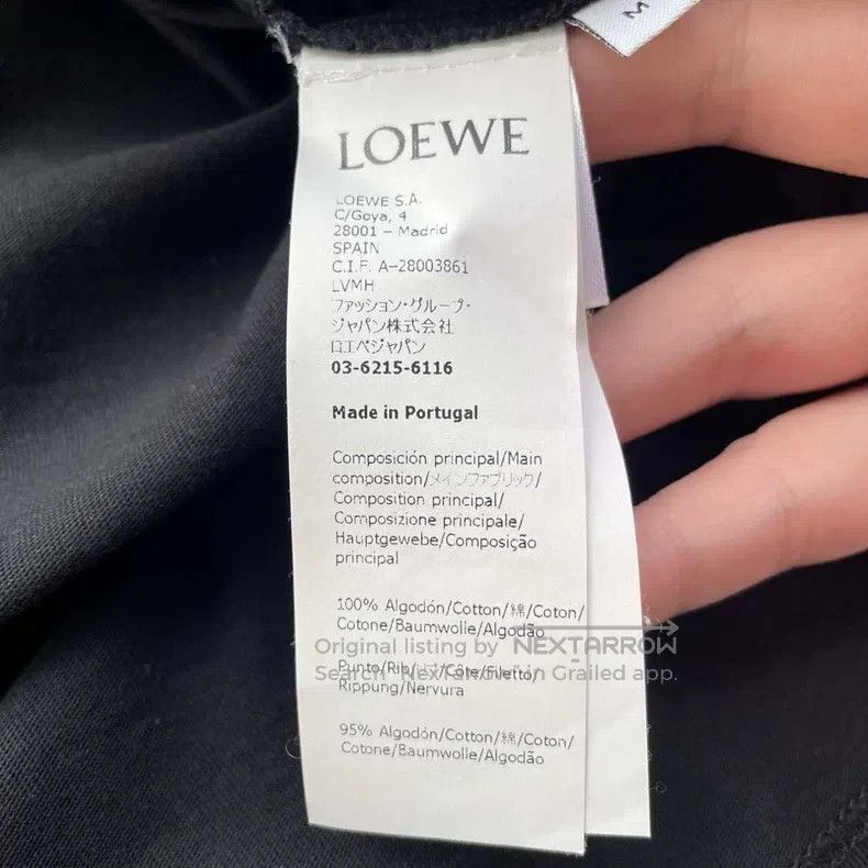 Loewe Loewe Embroidered Pattern Cotton Short Sleeve T-Shirt Size US M / EU 48-50 / 2 - 7 Thumbnail