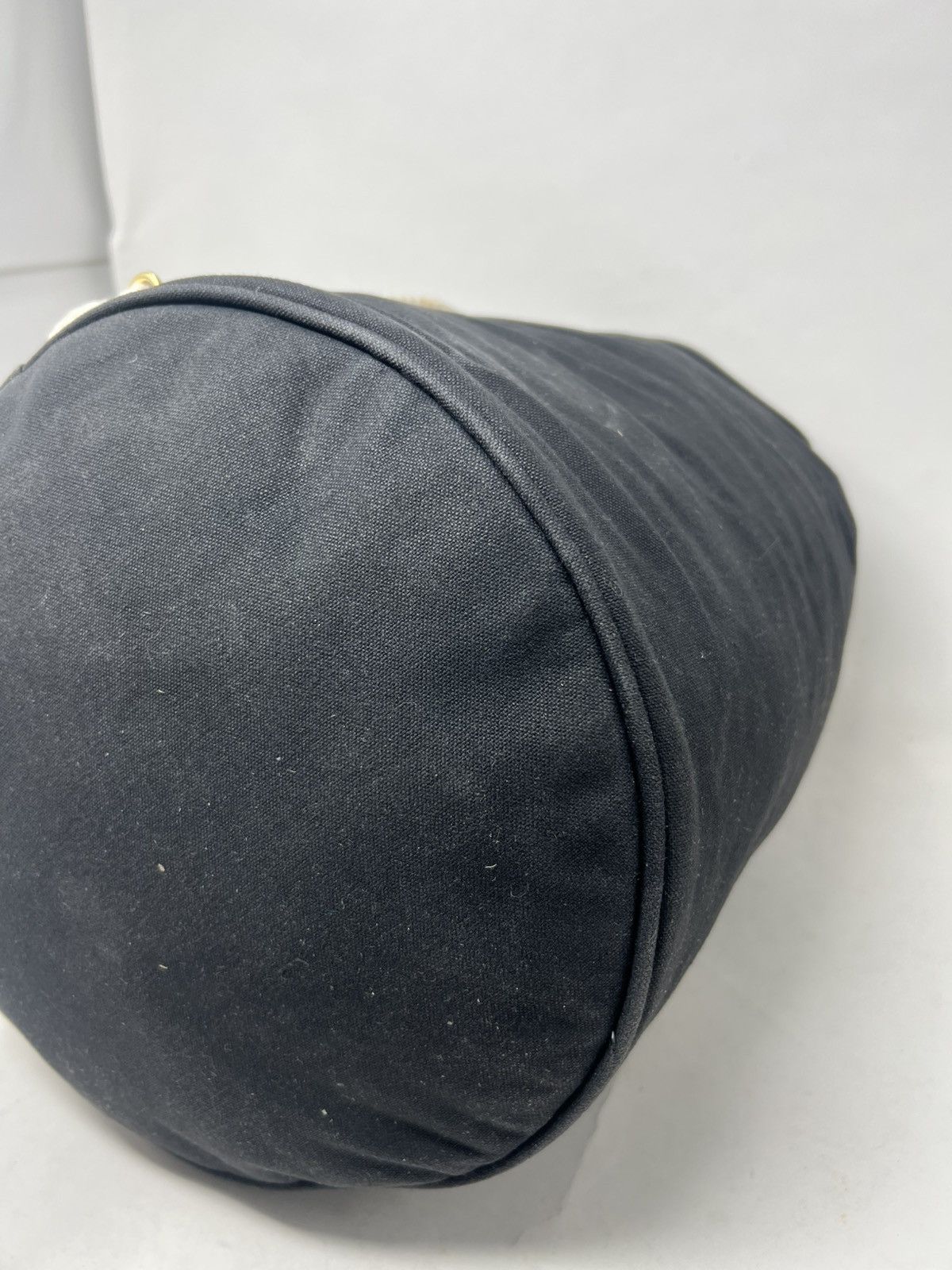 Chanel Chanel Black Drawstring Canvas Bucket Size ONE SIZE - 10 Thumbnail