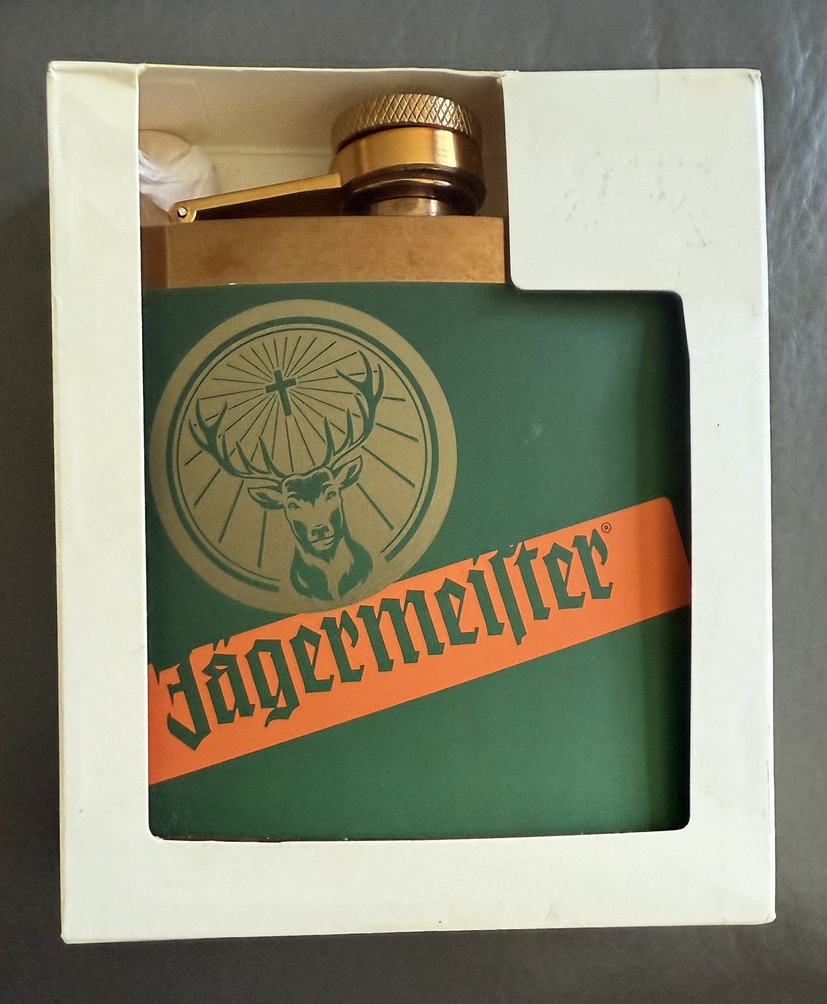 Jagermeister Jagermeister Stainless Steel Flask 6oz Size ONE SIZE - 1 Thumbnail