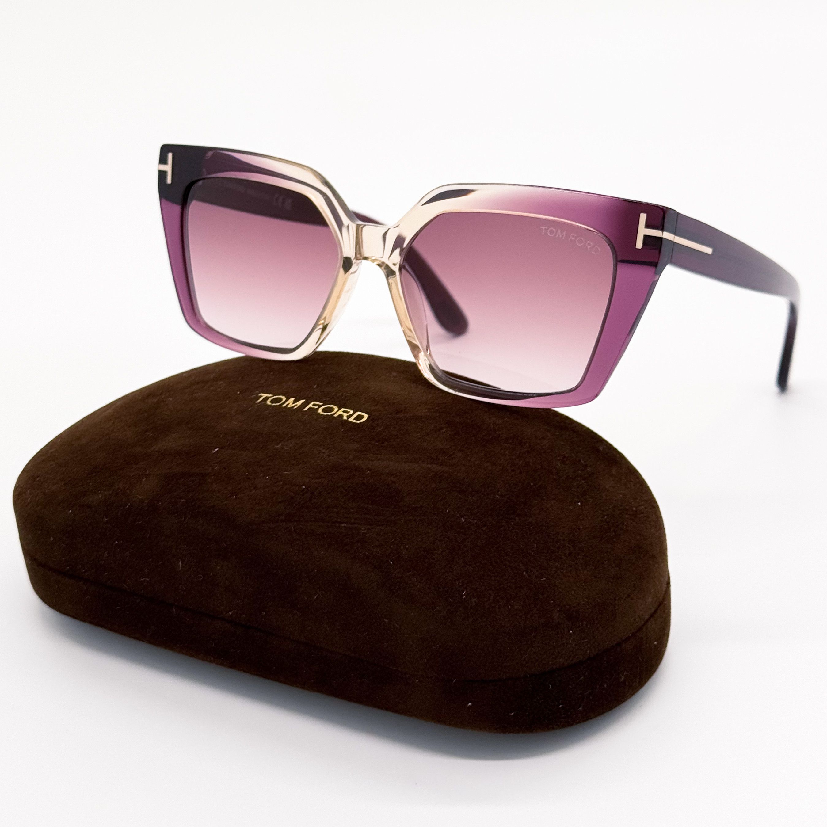 NEW TOM FORD TF1030 83Z BLACK/VIOLET FT1030/S 83Z SUNGLASSES