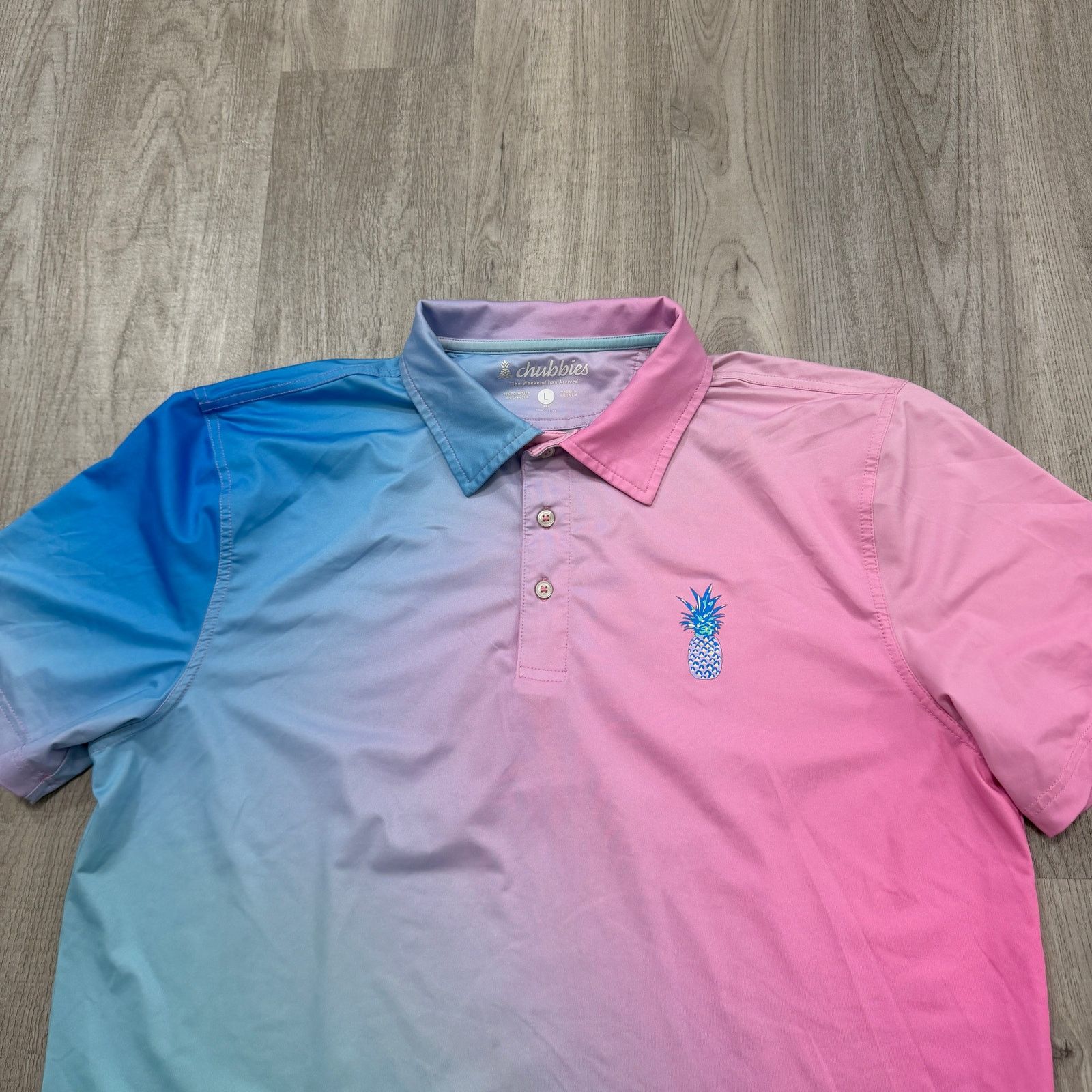 Chubbies Chubbies The Greatient Performance Polo Shirt Men's Large Size US L / EU 52-54 / 3 - 2 Thumbnail
