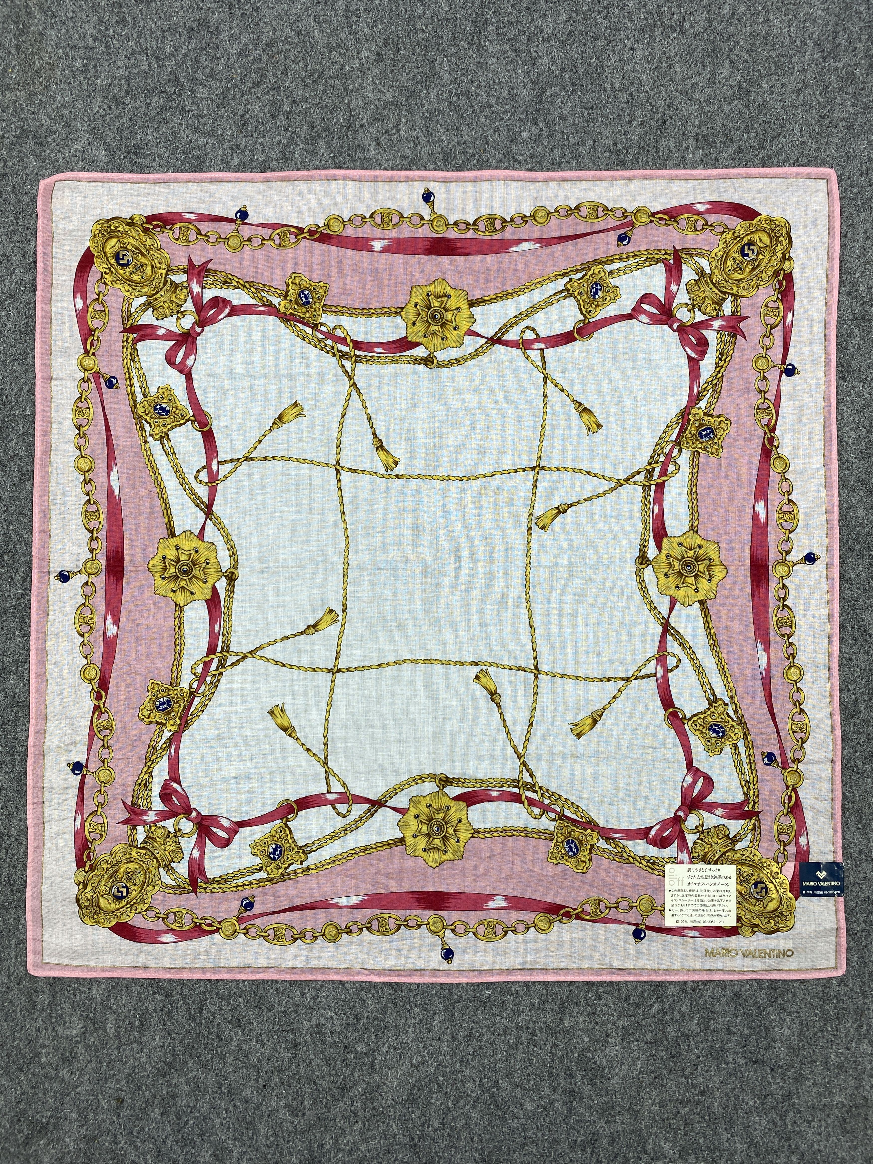 Valentino MARIO VALENTINO handkerchief bandana Neckerchief HKC0359 Size ONE SIZE - 4 Thumbnail