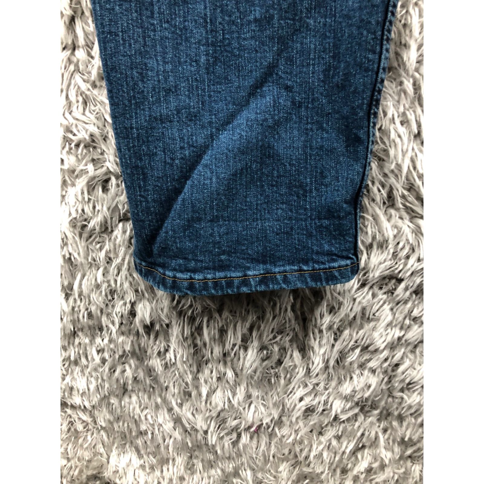 Wrangler Wrangler Jeans Mens 44x30 Mid Rise Straight Leg Dark Wash Blue Denim Size US 44 / EU 60 - 7 Thumbnail