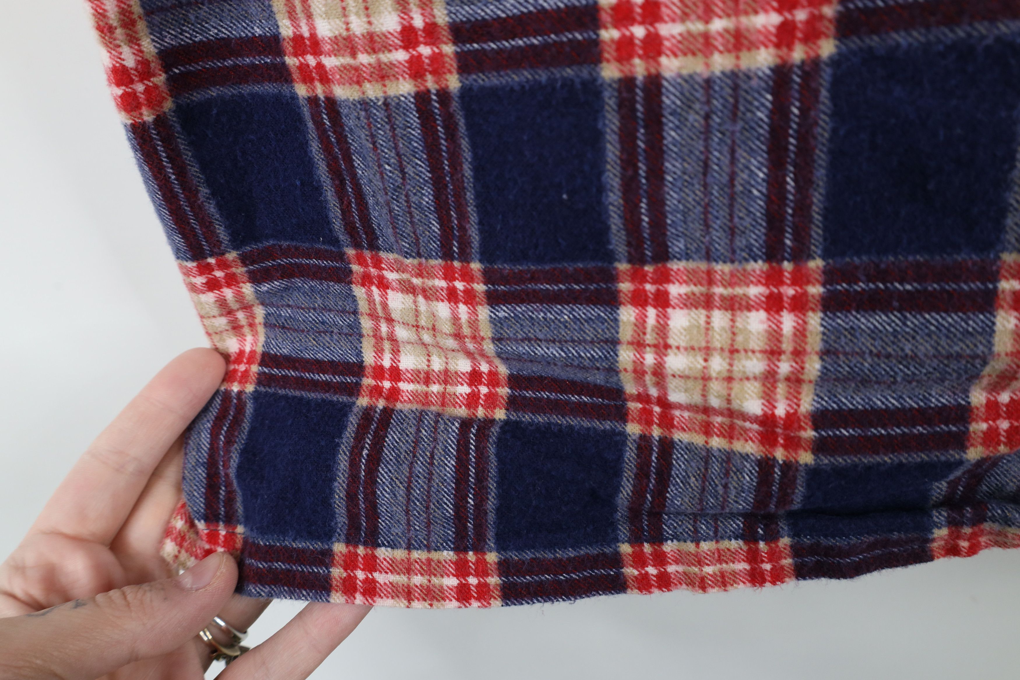 Vintage Vintage 70s Streetwear Flannel Collared Button Shirt Plaid Size US M / EU 48-50 / 2 - 8 Thumbnail