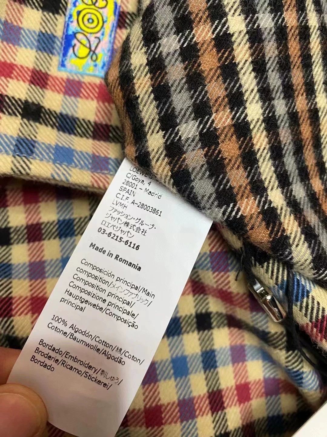 Loewe Loewe 22ss eln patchwork flannel shirt Size US XXS / EU 40 - 6 Thumbnail