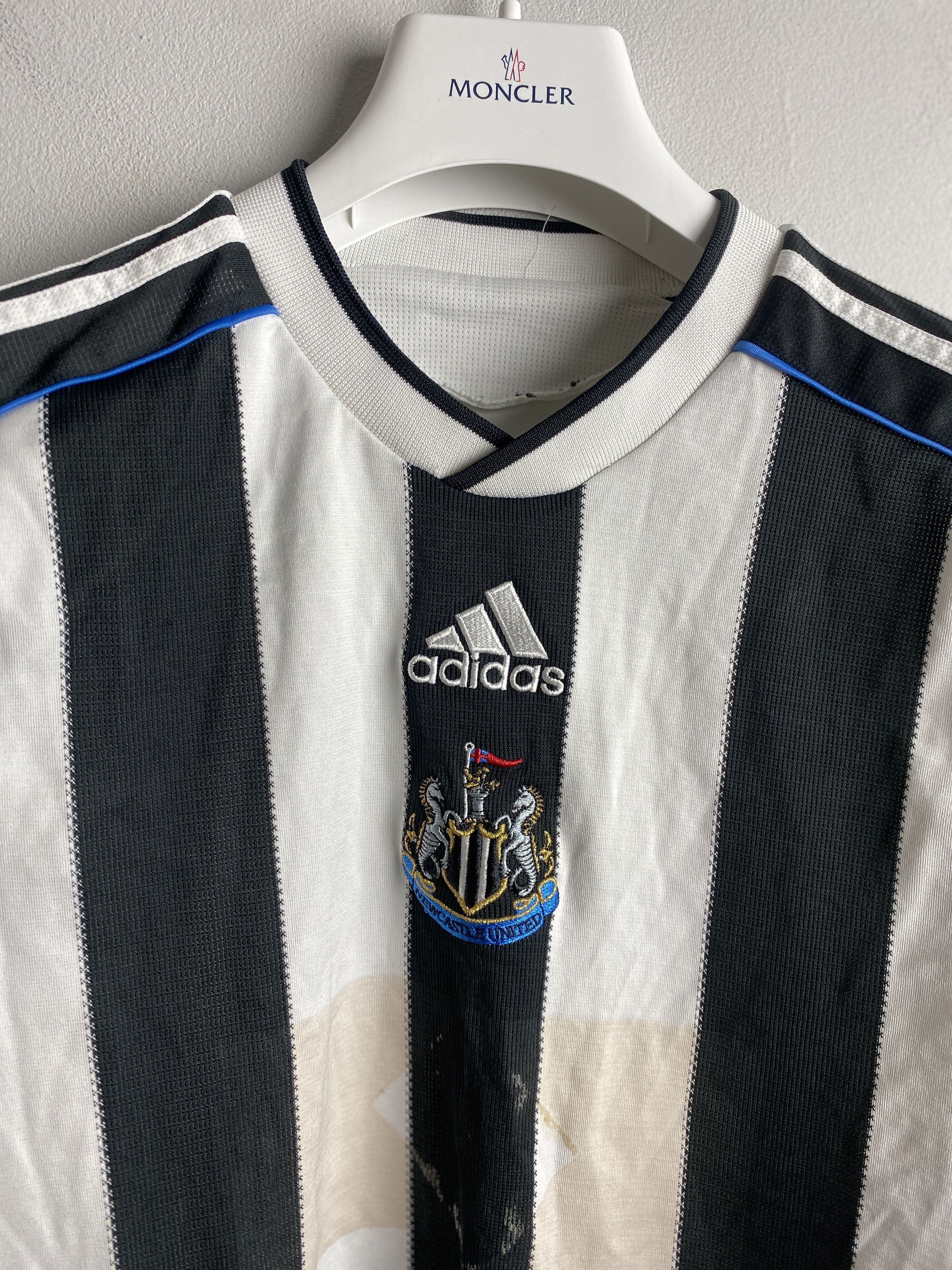 Adidas Newcastle United 2009-2010 Jersey Vintage Soccer Size US M / EU 48-50 / 2 - 2 Thumbnail
