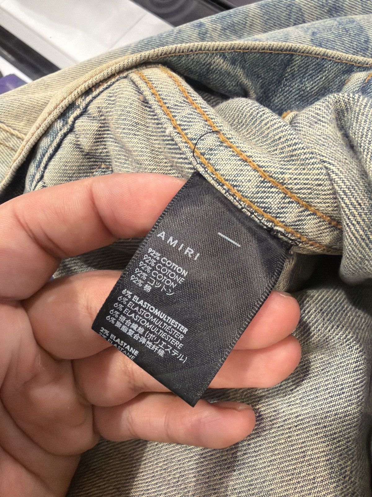 Amiri Amiri Acid Wash Womens Denim Jacket Size S / US 4 / IT 40 - 5 Thumbnail