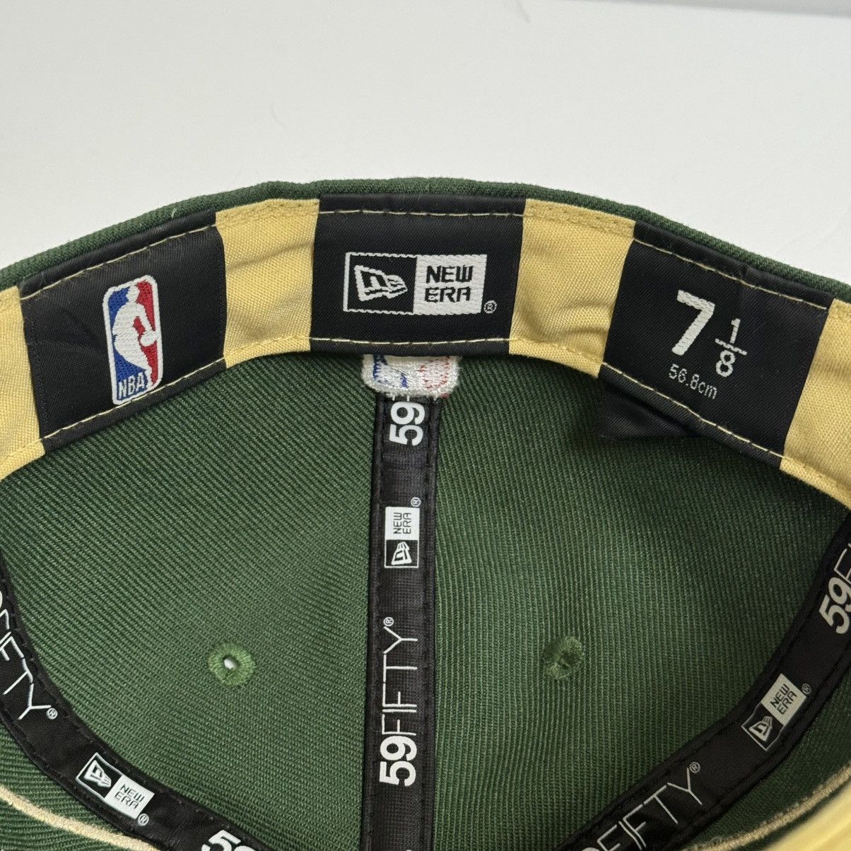 New Era Boston Celtics City Edition New Era 59FIFTY Hat 7 1/8 Green Size ONE SIZE - 10 Thumbnail