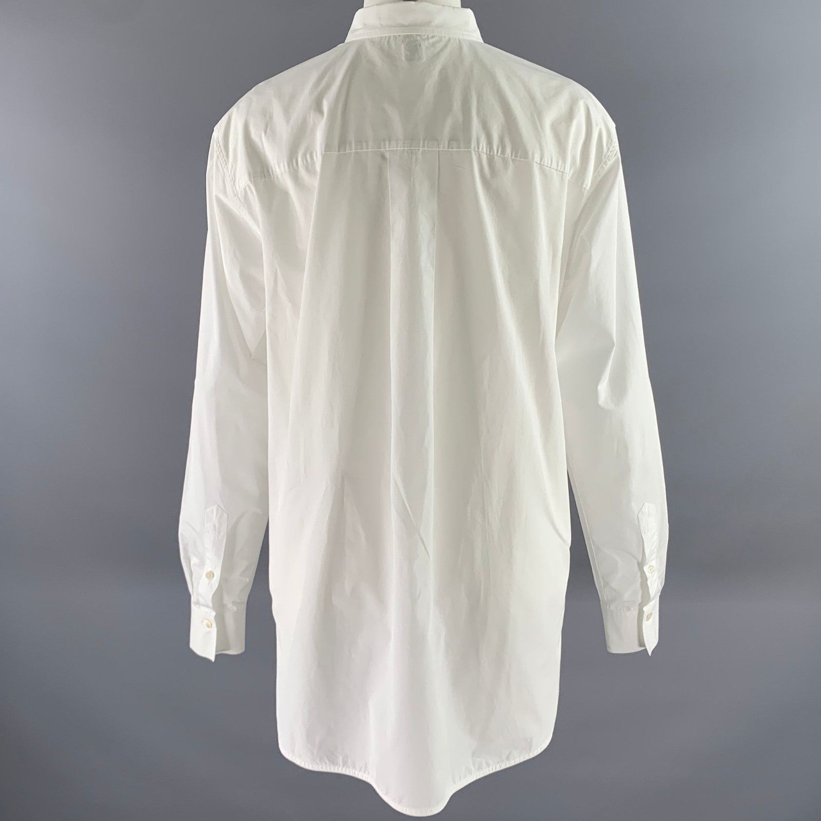 Toteme TOTEME Size 8 White Cotton Shirt Size M / US 6-8 / IT 42-44 - 4 Thumbnail