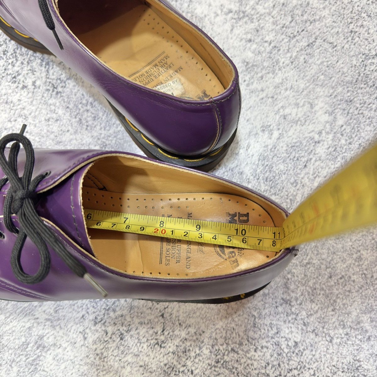 Dr. Martens Dr. Martens England 1461 Purple Derbies US10 UK9 EU43 28cm Size US 10 / EU 43 - 17 Thumbnail