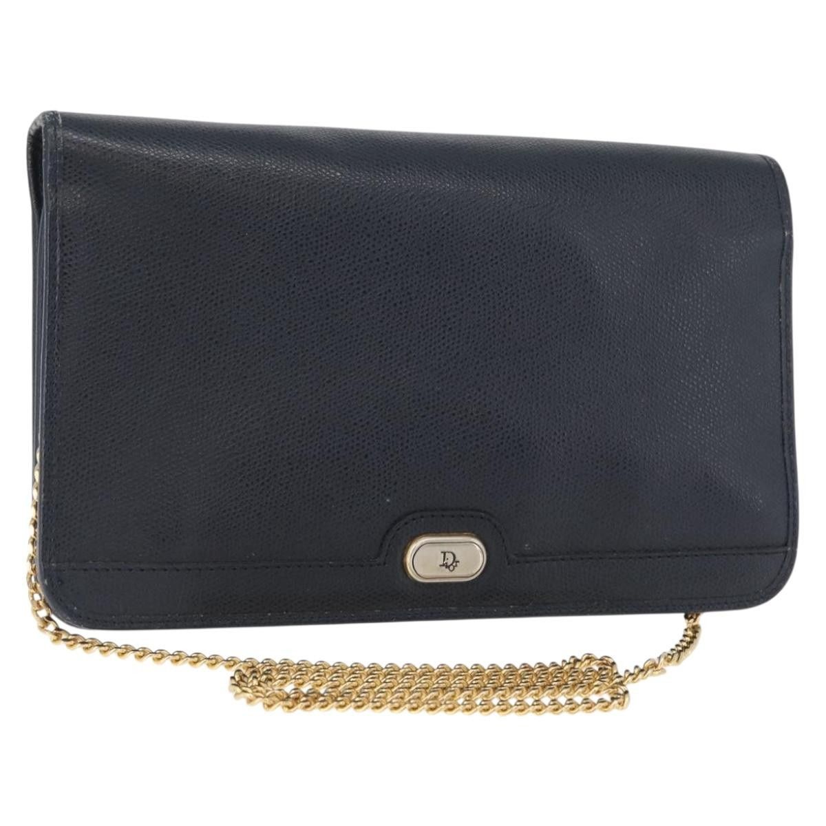 Dior Christian Dior Vintage Chain Flap Leather Size ONE SIZE - 1 Thumbnail