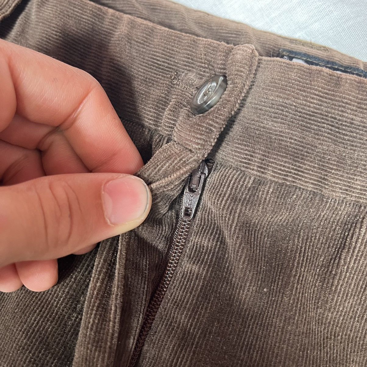 Dolce & Gabbana Vintage DOLCE & GABBANA D&G F/W 2002 Brown Corduroy Pants Size 32" / US 10 / IT 46 - 16 Thumbnail