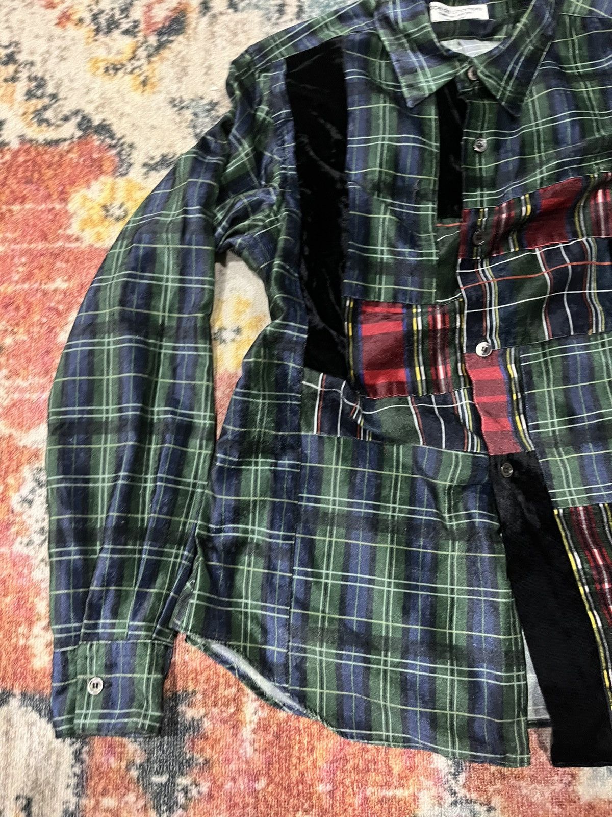 Comme des Garcons Ad1999 Plaid patch work Size M / US 6-8 / IT 42-44 - 4 Thumbnail