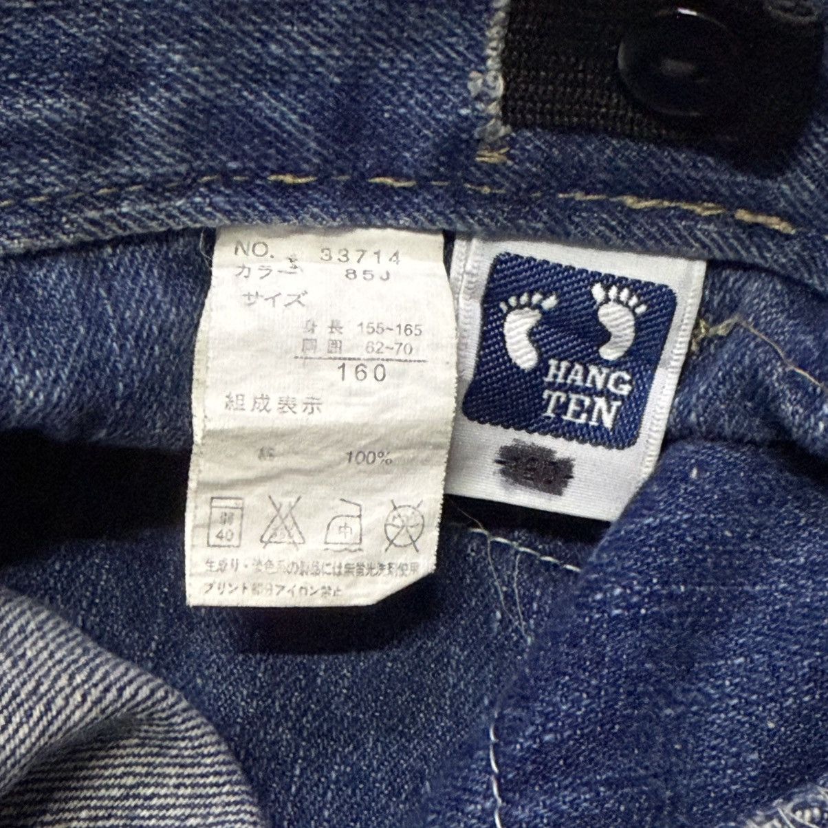 Japanese Brand Vintage Hang Ten Paneled Patchwork Reconstructed Jeans Size 28" / US 6 / IT 42 - 15 Thumbnail
