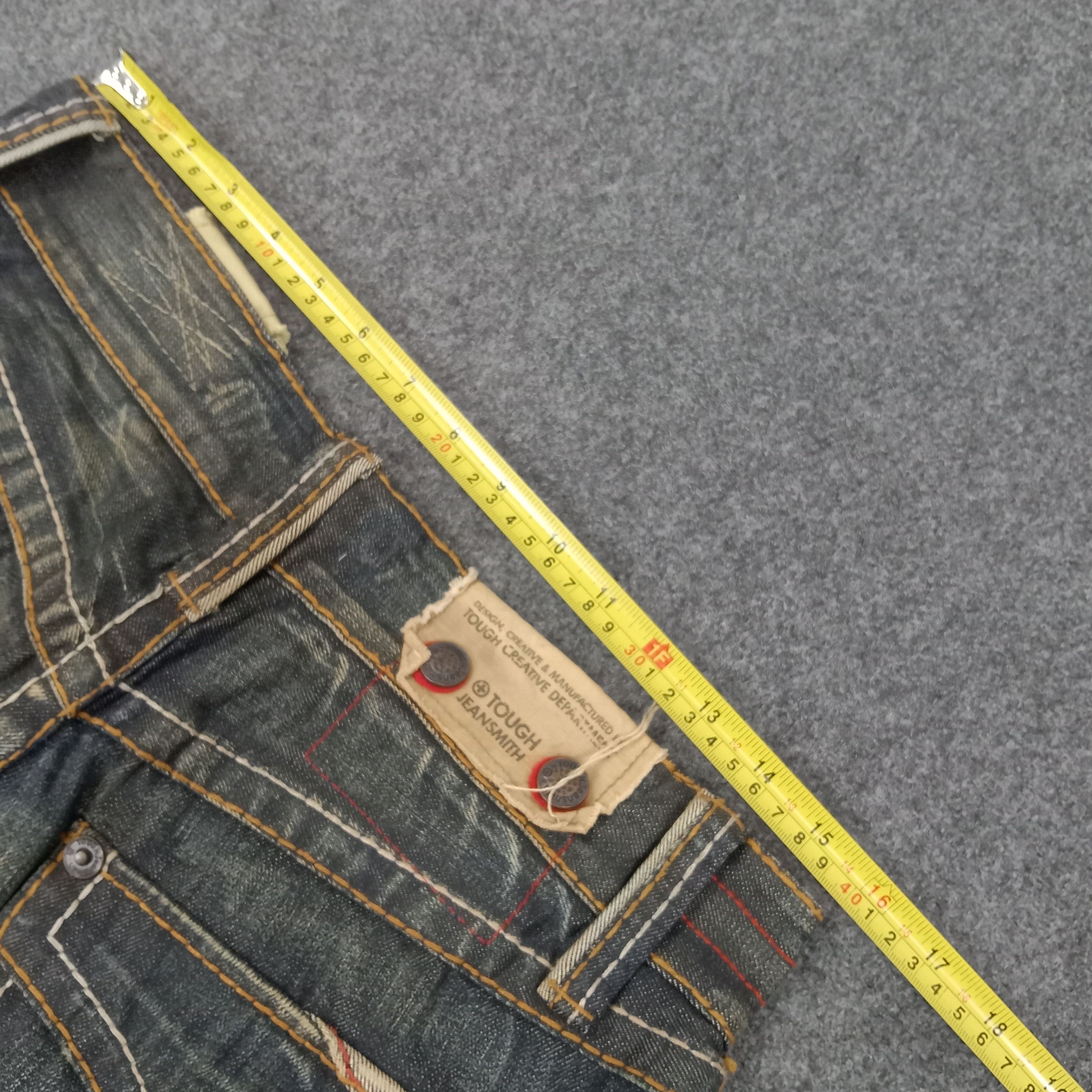 Vintage Tough Jeansmith Street Military Style DenimJeans C258N18 Size US 32 / EU 48 - 12 Thumbnail