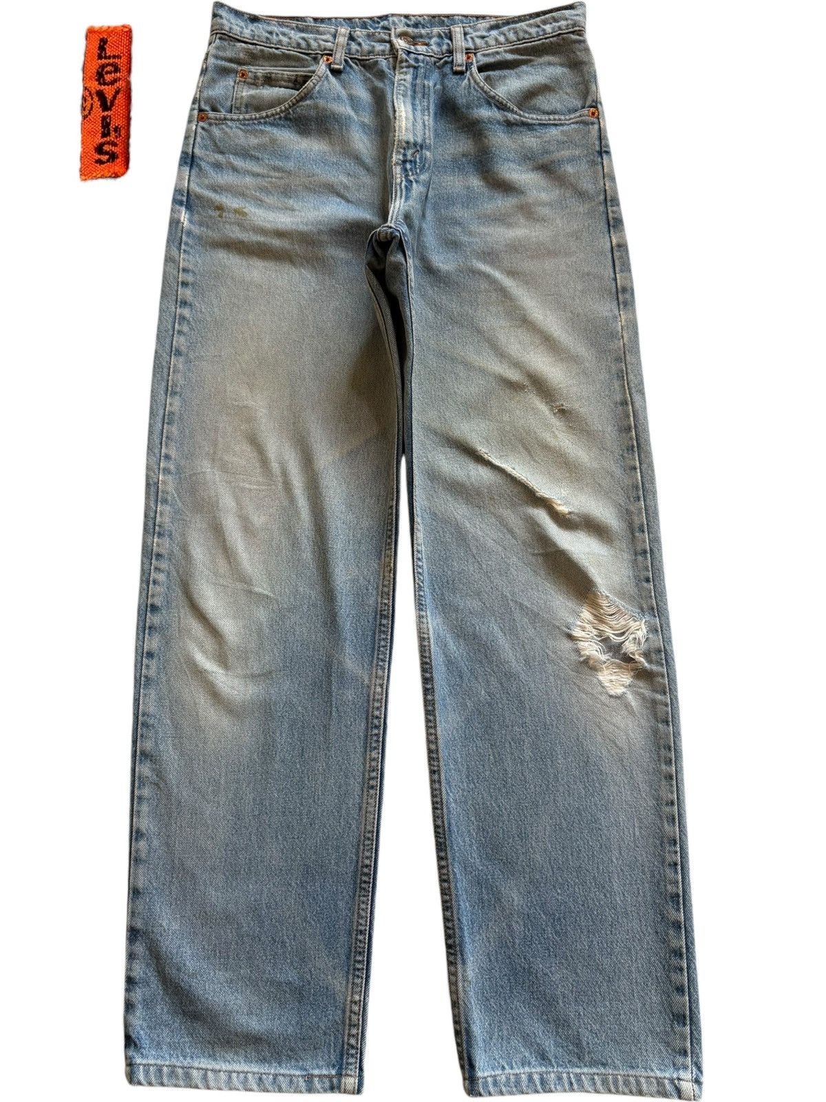 Levi's Vintage 80s Levis 610 Orange Tab Faded Wash Loose Jeans Size US 32 / EU 48 - 1 Thumbnail