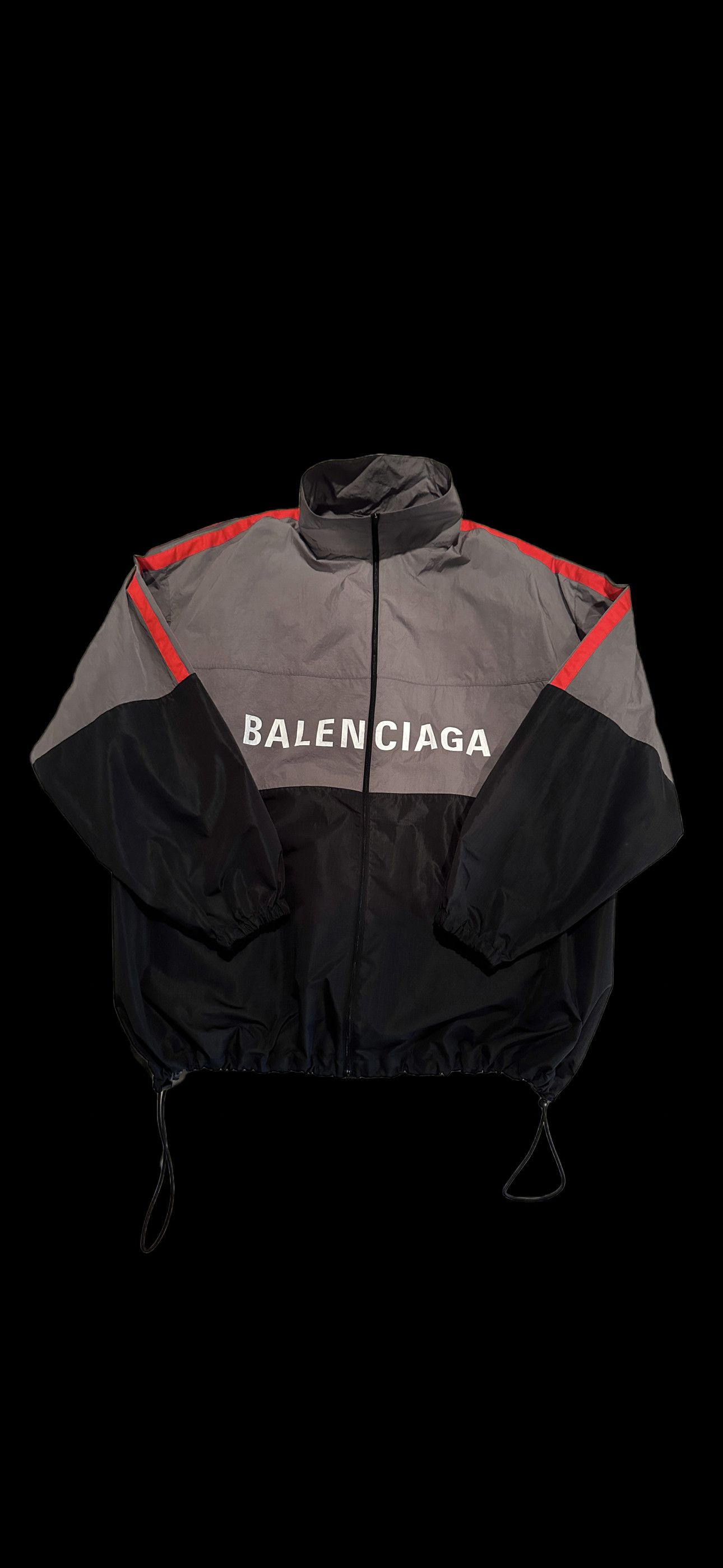 Balenciaga Tracksuit Jacket in Black