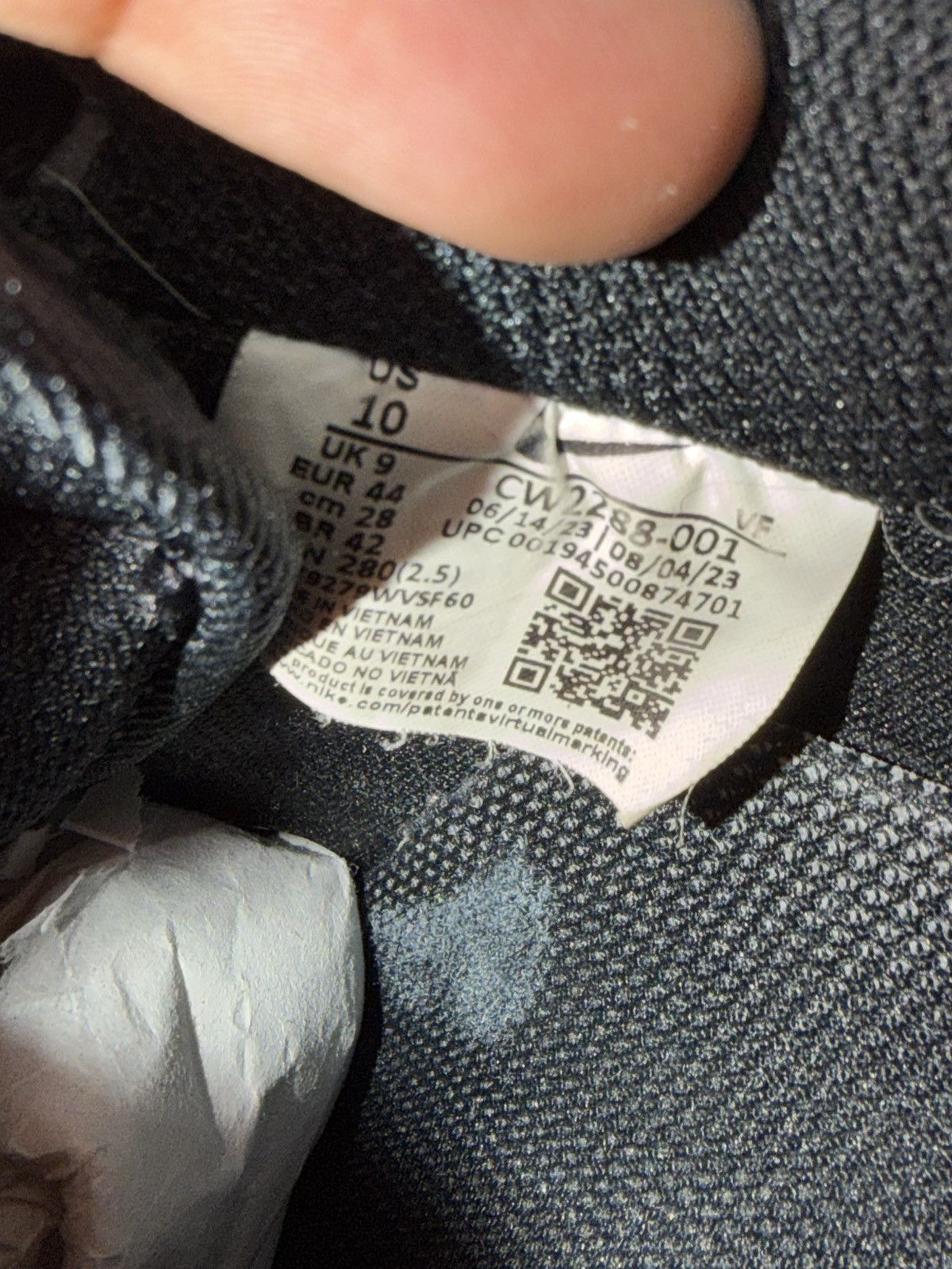 Nike Nike Air Force 1 Low Black Size 10 (2021) Size US 10 / EU 43 - 10 Thumbnail