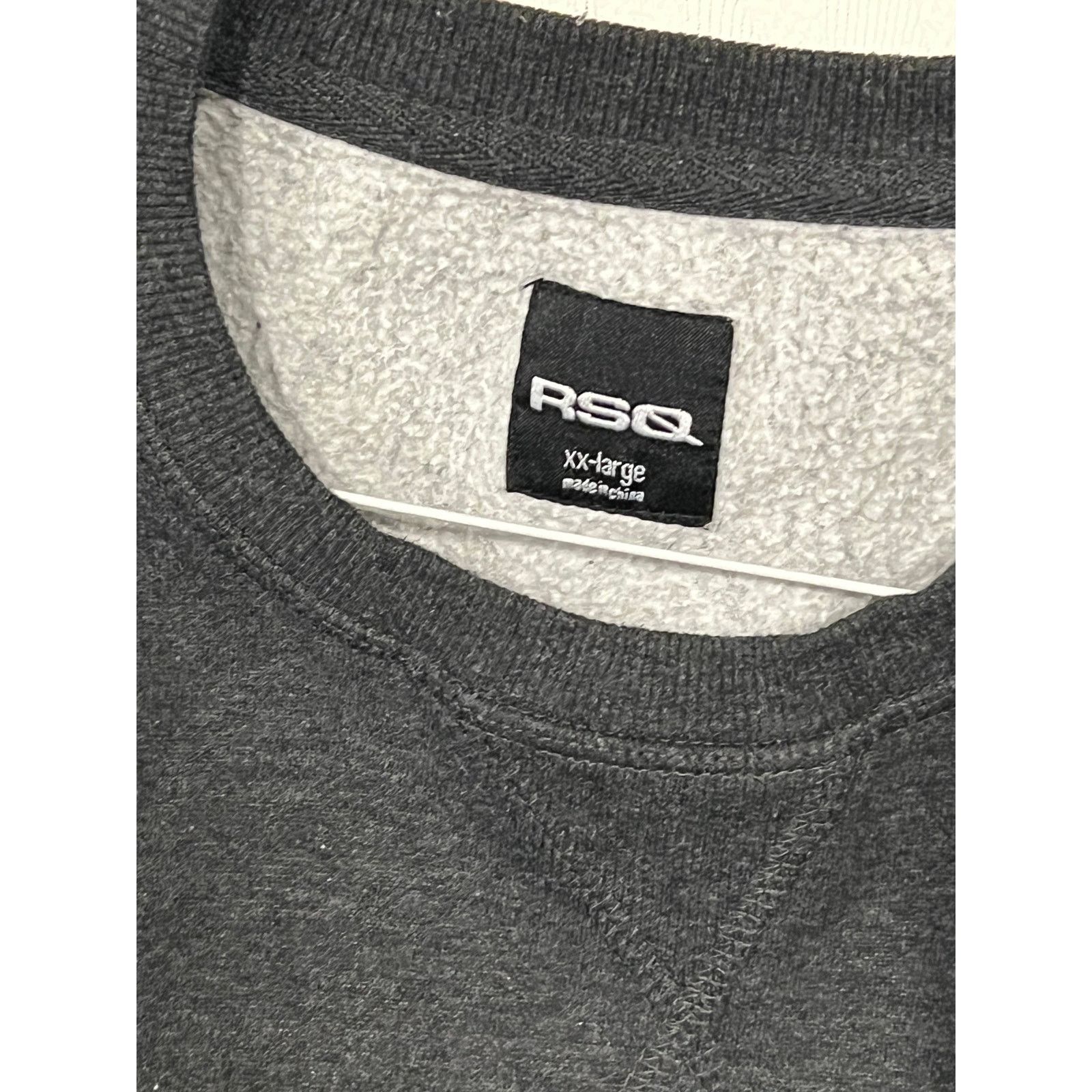 Rsq RSQ Charcoal Gray Crewneck Sweatshirt Mens XXL Size US XXL / EU 58 / 5 - 3 Thumbnail