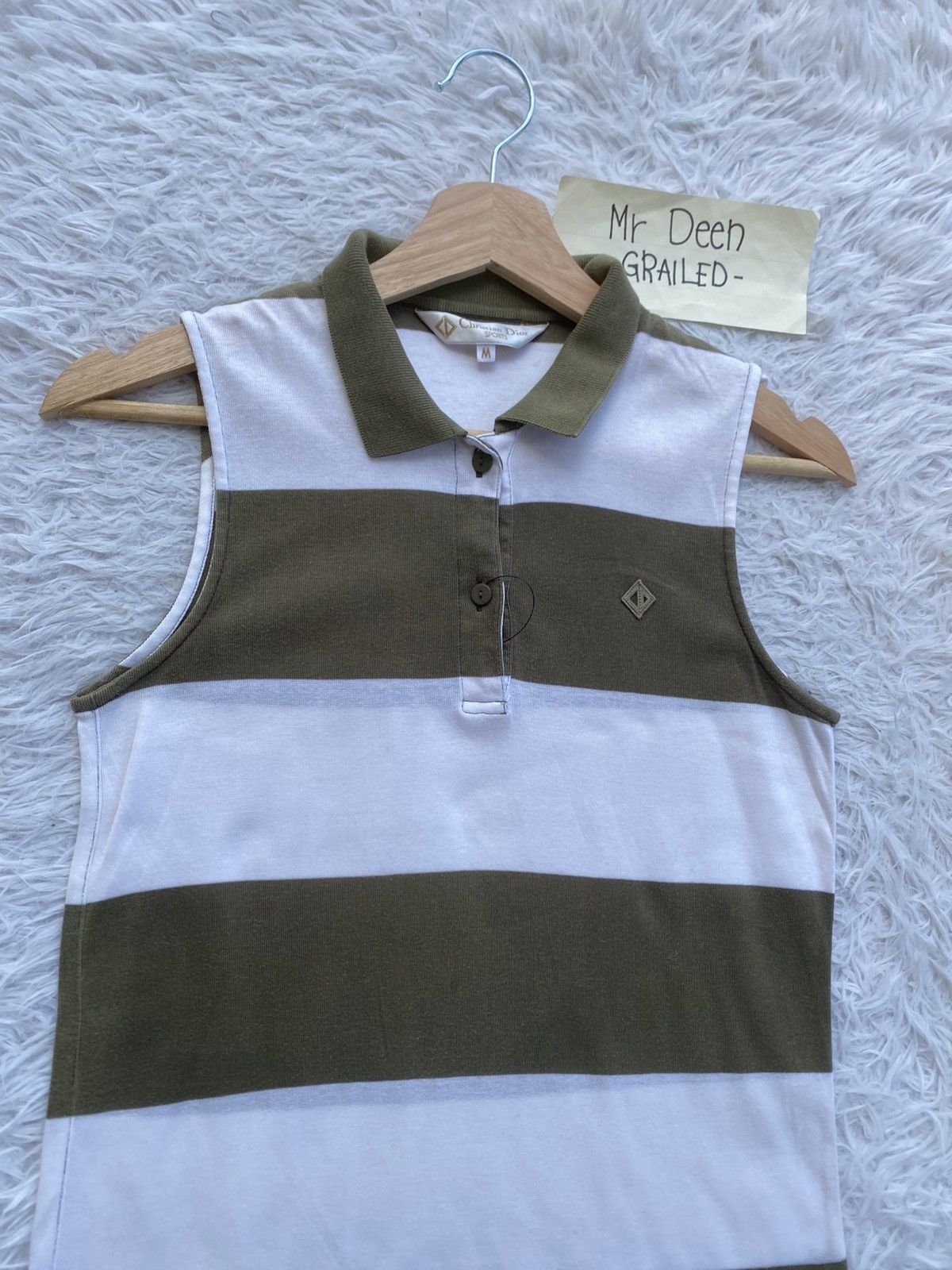 Christian Dior Monsieur Rare Christian Dior Sports Stripes Sleeveless Top Size M / US 6-8 / IT 42-44 - 7 Thumbnail