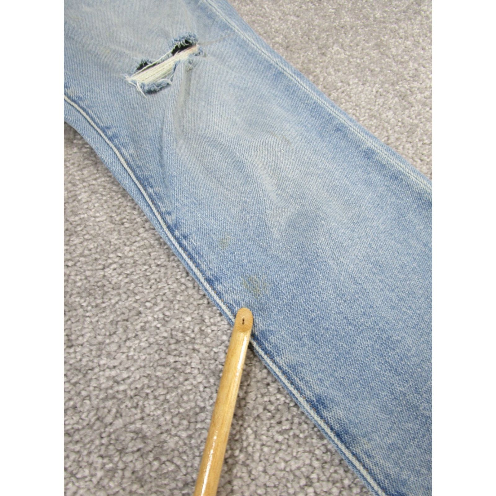 Madewell VINTAGE Madewell The Perfect Vintage Women's Jeans High Waist Light Wash Blue 24 Tapered Size 42" / US 20 - 2 Thumbnail