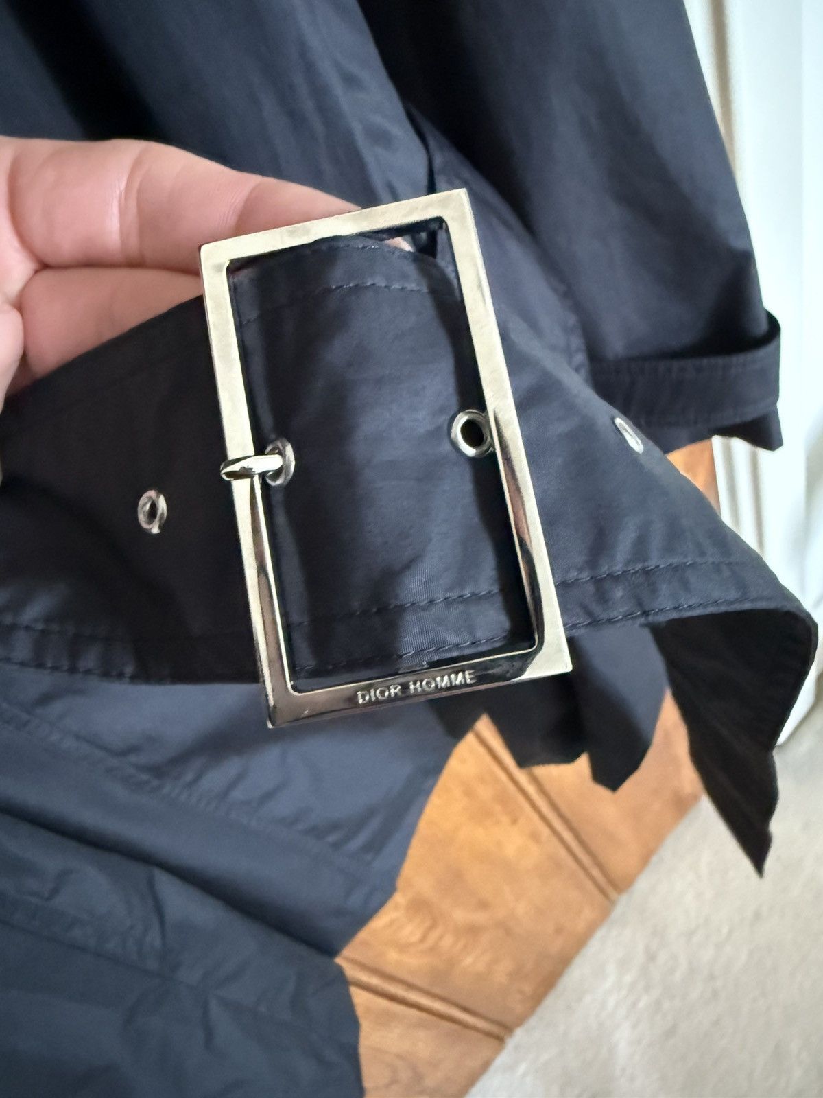 Dior SS10 RARE Dior Homme black mac coat jacket KVA 56 GRAIL Size US XL / EU 56 / 4 - 10 Thumbnail