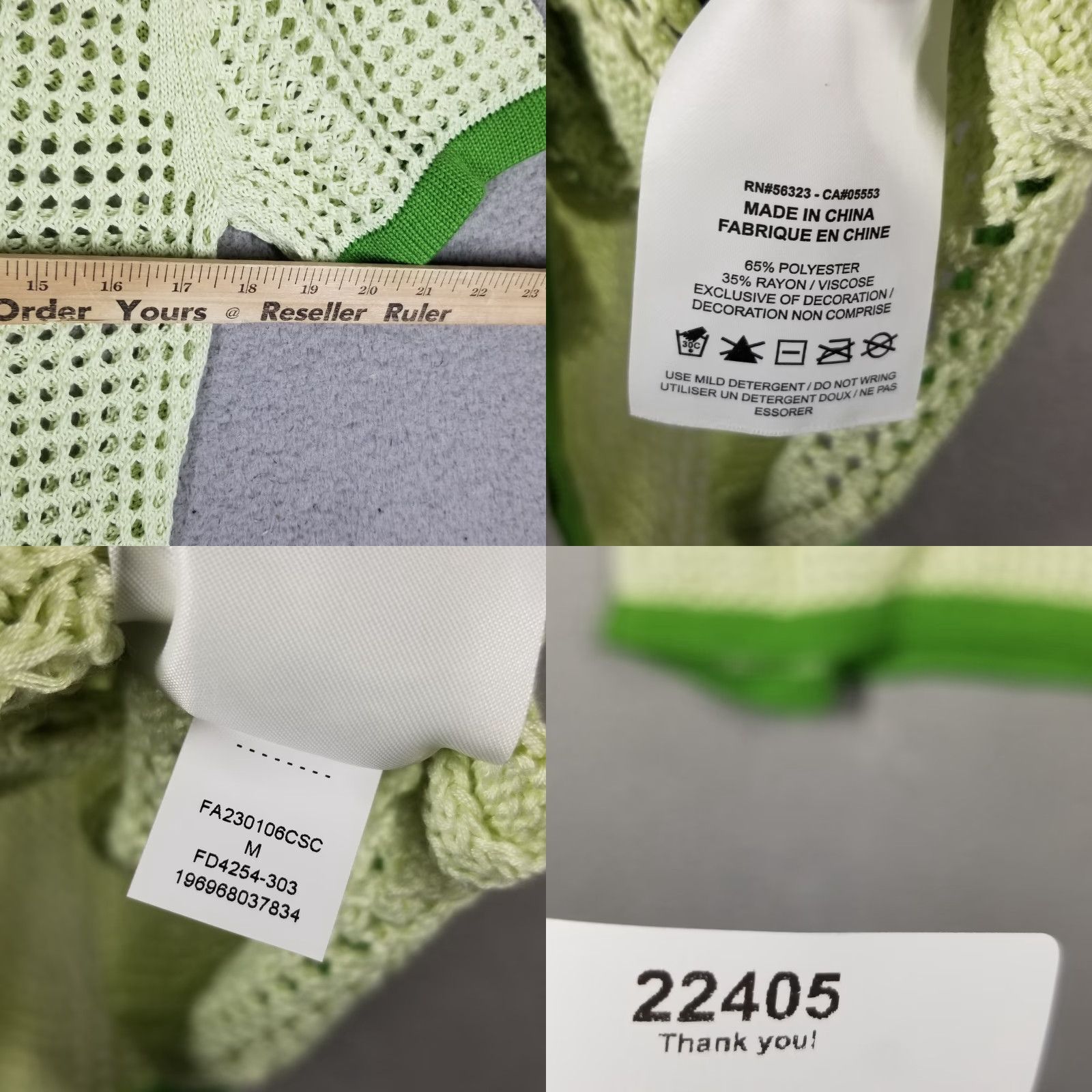 Jordan Brand Air Jordan Dress Womens M Green FD4254-303 Bephies Beauty Supply UNION x Bephies Beauty Supply Midi Sheer 90s? Size M / US 6-8 / IT 42-44 - 8 Thumbnail