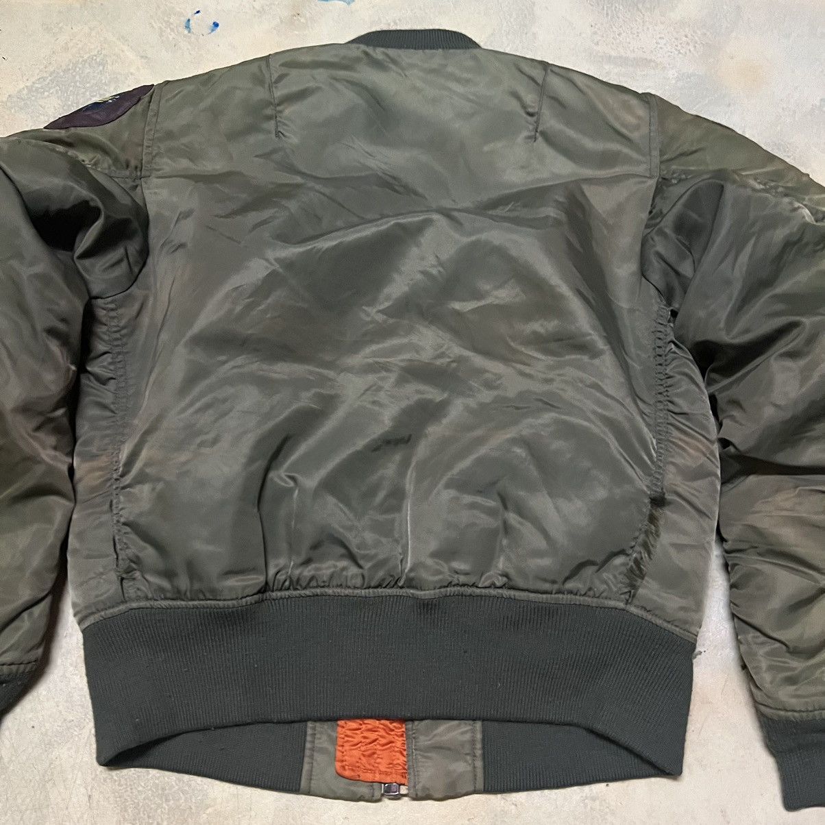 Avirex Avirex Bomber Jacket Full Patches Distressed Style Size US S / EU 44-46 / 1 - 19 Thumbnail