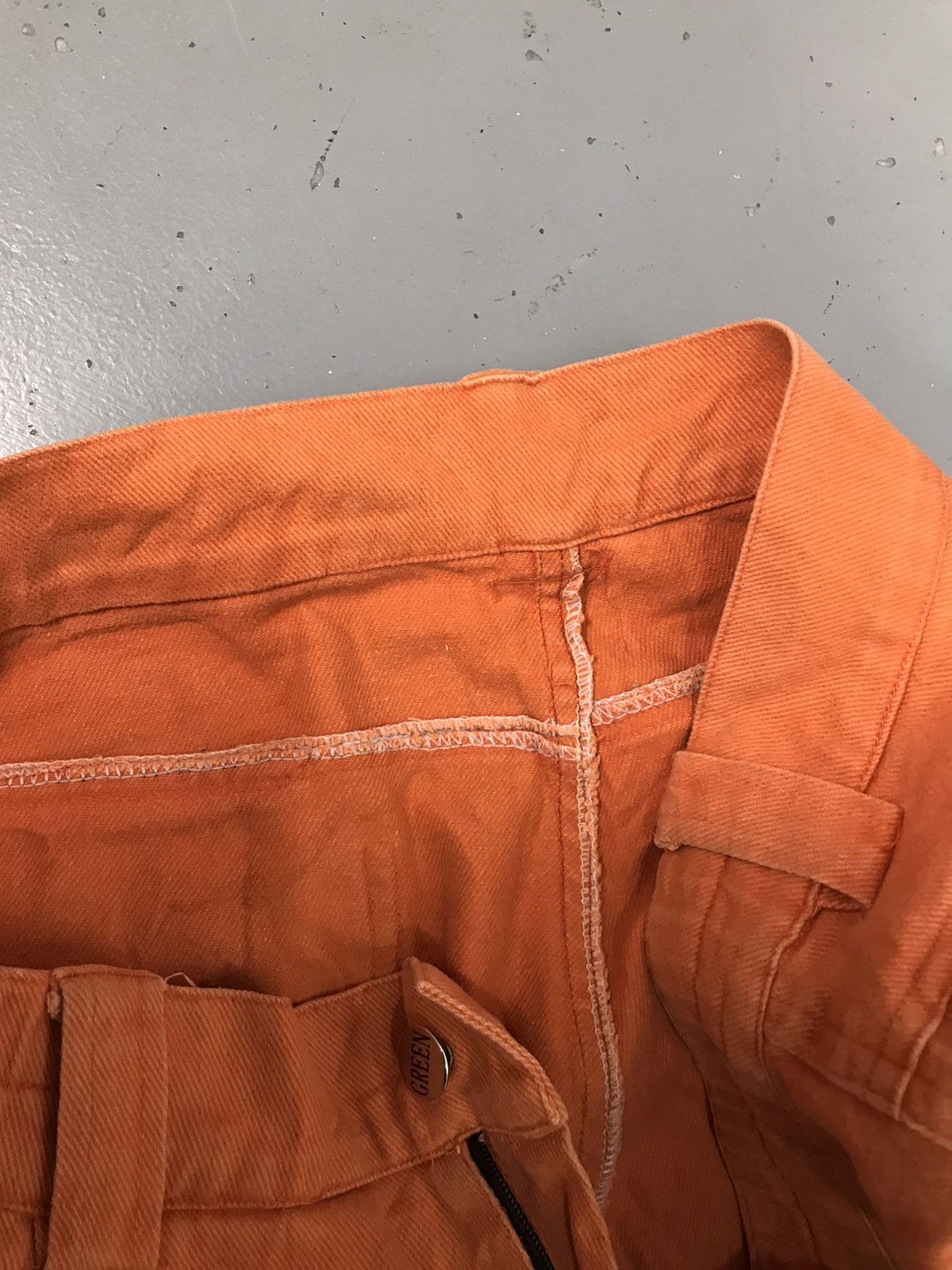 Designer Vintage Y2K multi pocket cargodenim jort Size US 38 / EU 54 - 9 Thumbnail
