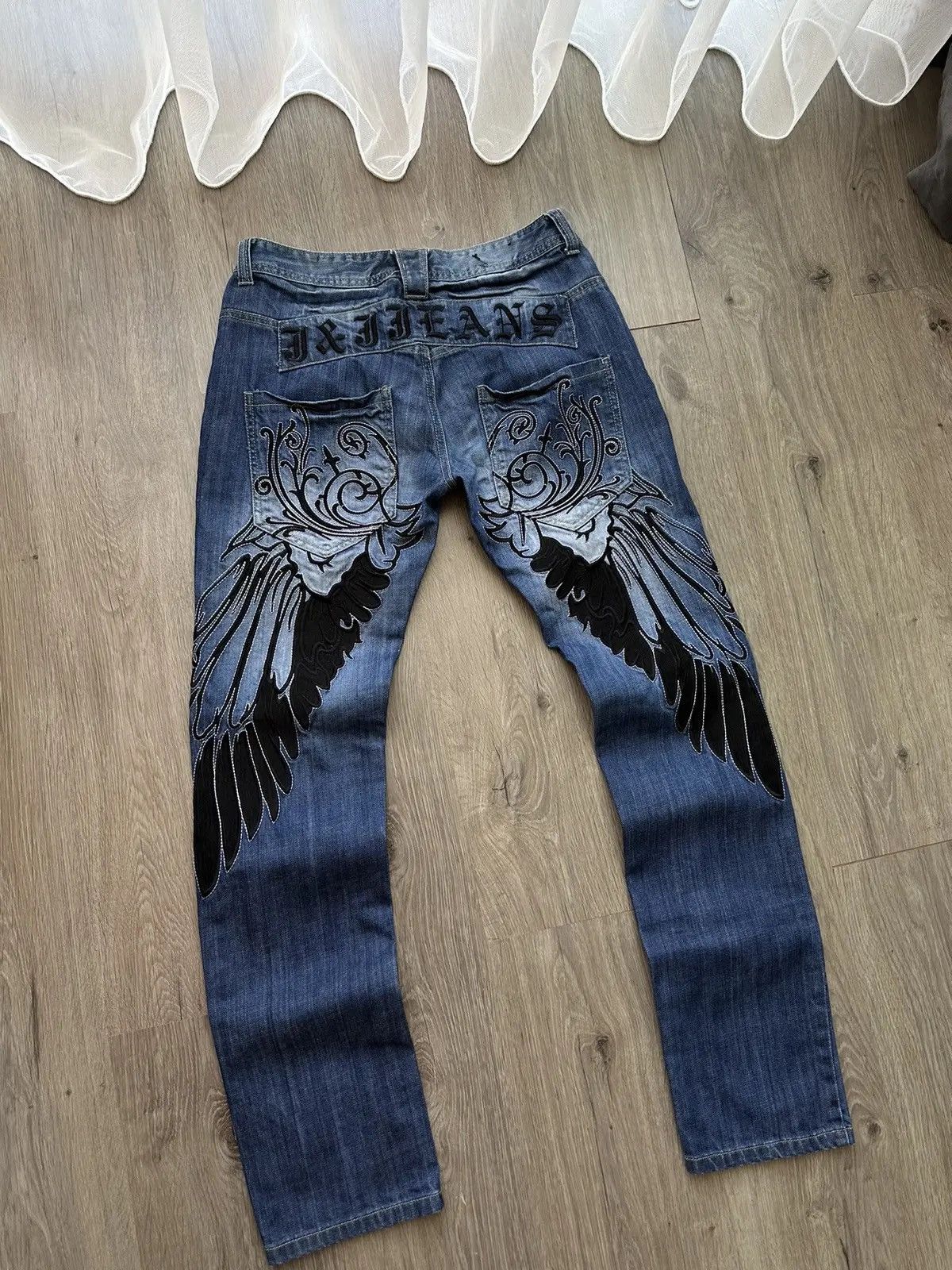 Christian Audigier × Ed Hardy × Vintage Vintage Ed Hardy Christian Audigier Style Pants Size US 31 - 5 Thumbnail