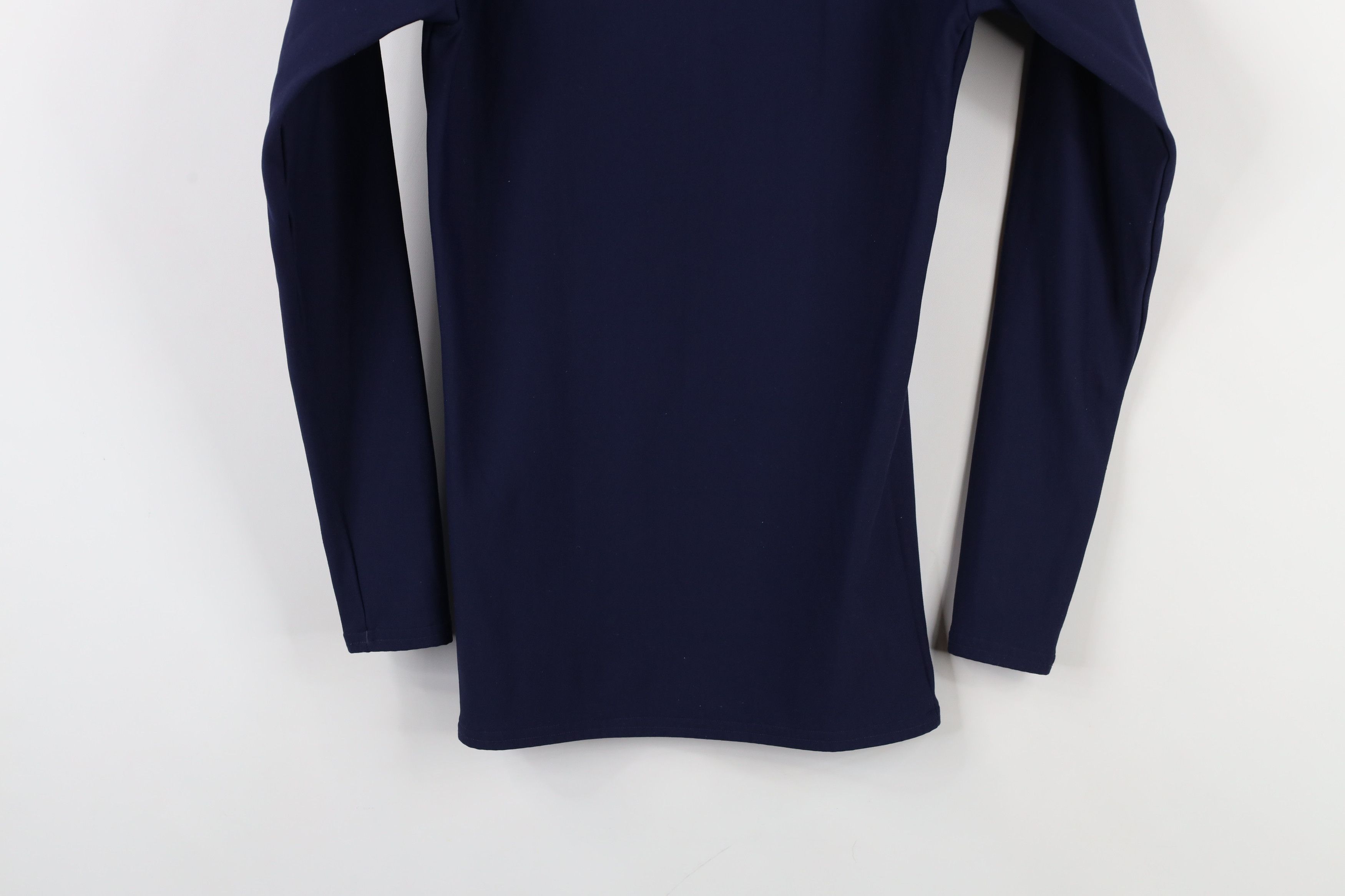Under Armour × Vintage Under Armour Compression Mock Neck Long Sleeve T-Shirt Navy Size US S / EU 44-46 / 1 - 13 Thumbnail