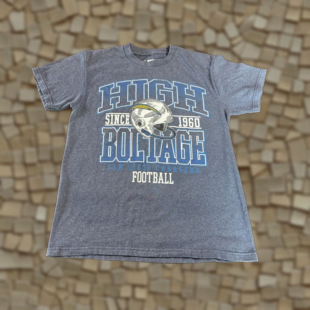 Vintage Team Apparel Shirt Mens Medium Blue NFL San Diego Chargers High Voltage Size US M / EU 48-50 / 2 - 1 Thumbnail
