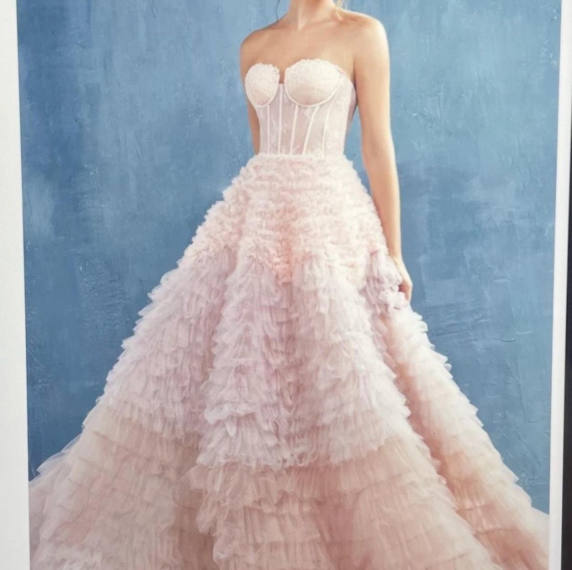 Other Pink corset prom/pageant dress with ruffle skirt Size M / US 6-8 / IT 42-44 - 1 Thumbnail