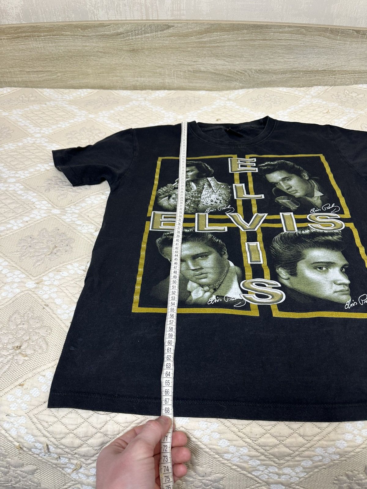 Band Tees 🔥 Elvis Presley Double Side Logo T Shirt Rock Tees Vintage Size US L / EU 52-54 / 3 - 8 Thumbnail