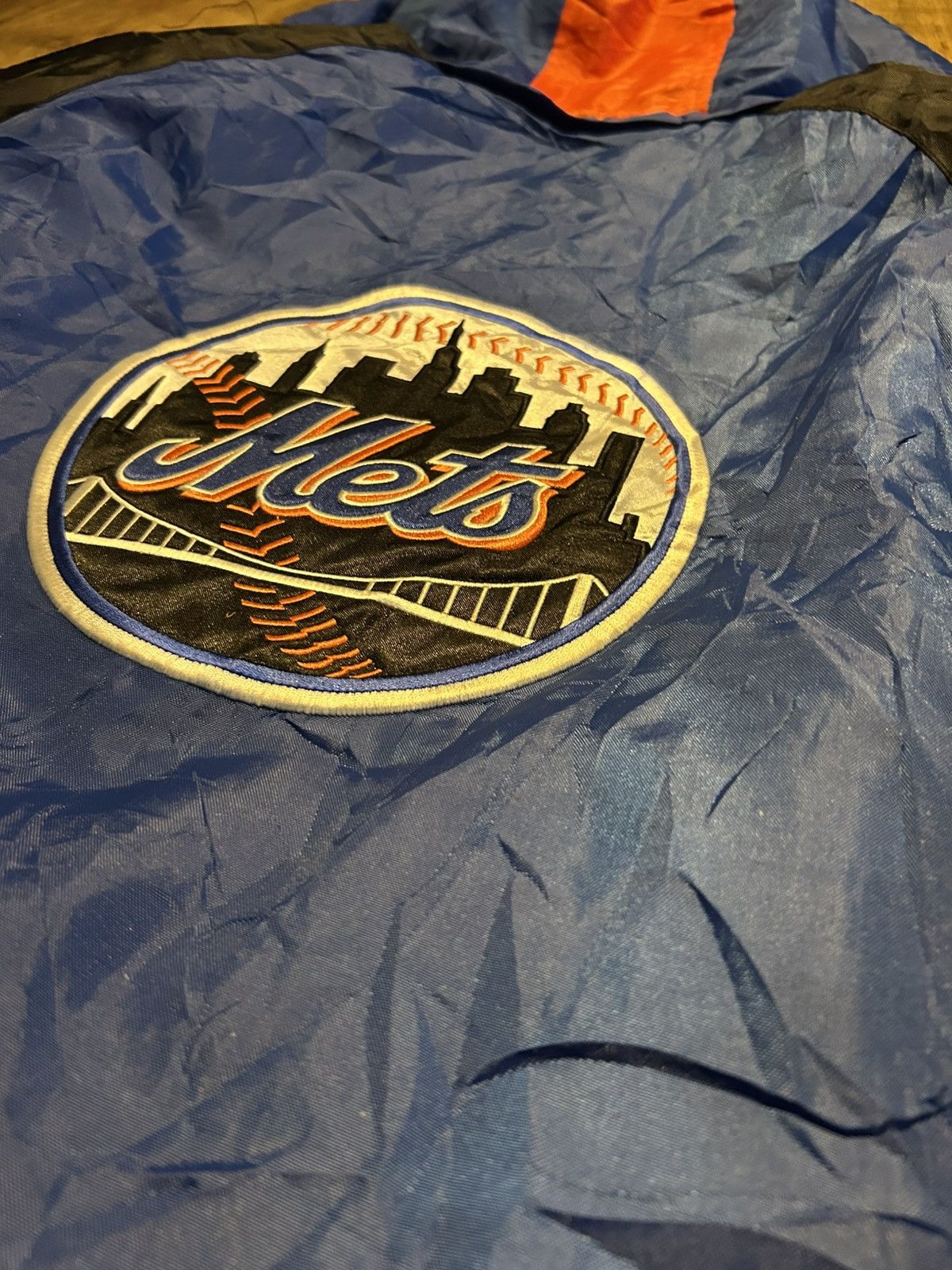 MLB Vintage New York Mets Puffy Windbreaker Jacket 90s MLB Size US L / EU 52-54 / 3 - 8 Thumbnail