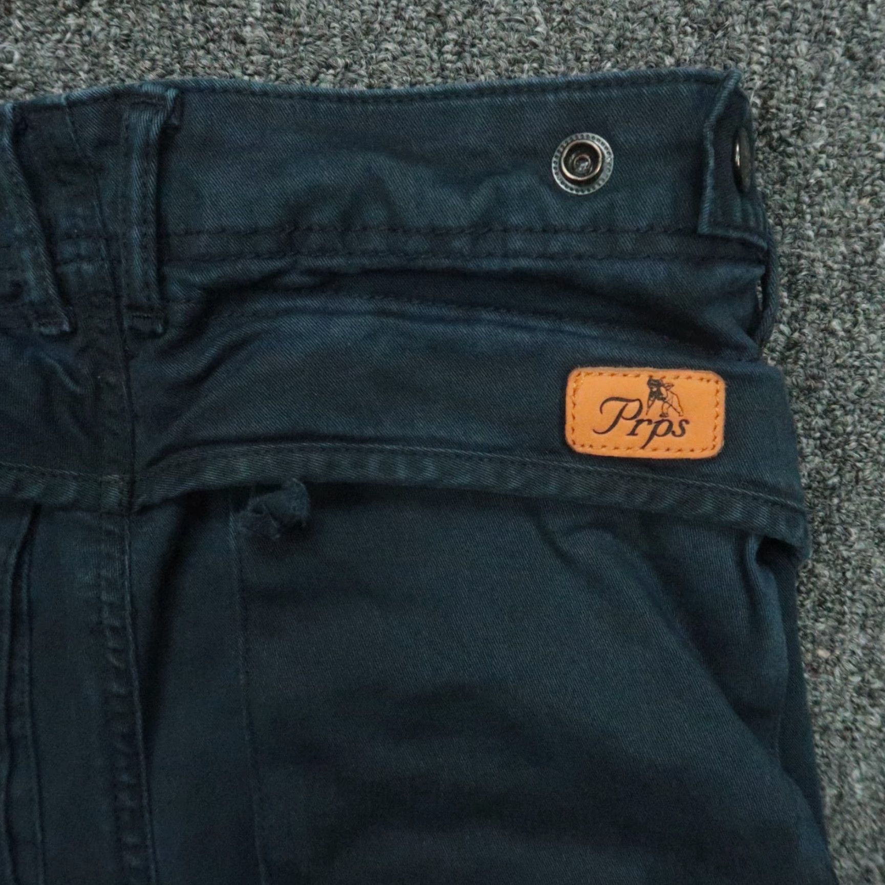 Prps VINTAGE Prps Pants Men Cargo Flat Front Straight Leg Casual Streetwear Size 28 Navy Blue Size US 28 / EU 44 - 7 Thumbnail