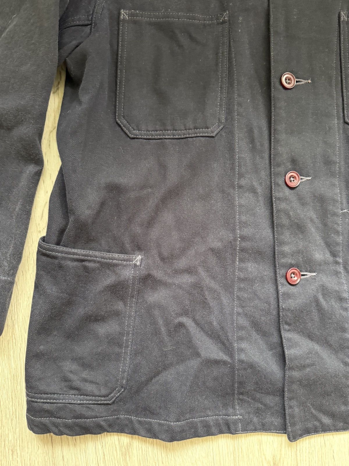 Needles Needles Wool Cotton Chore Jacket L Hole On Sleeve Size US L / EU 52-54 / 3 - 2 Thumbnail